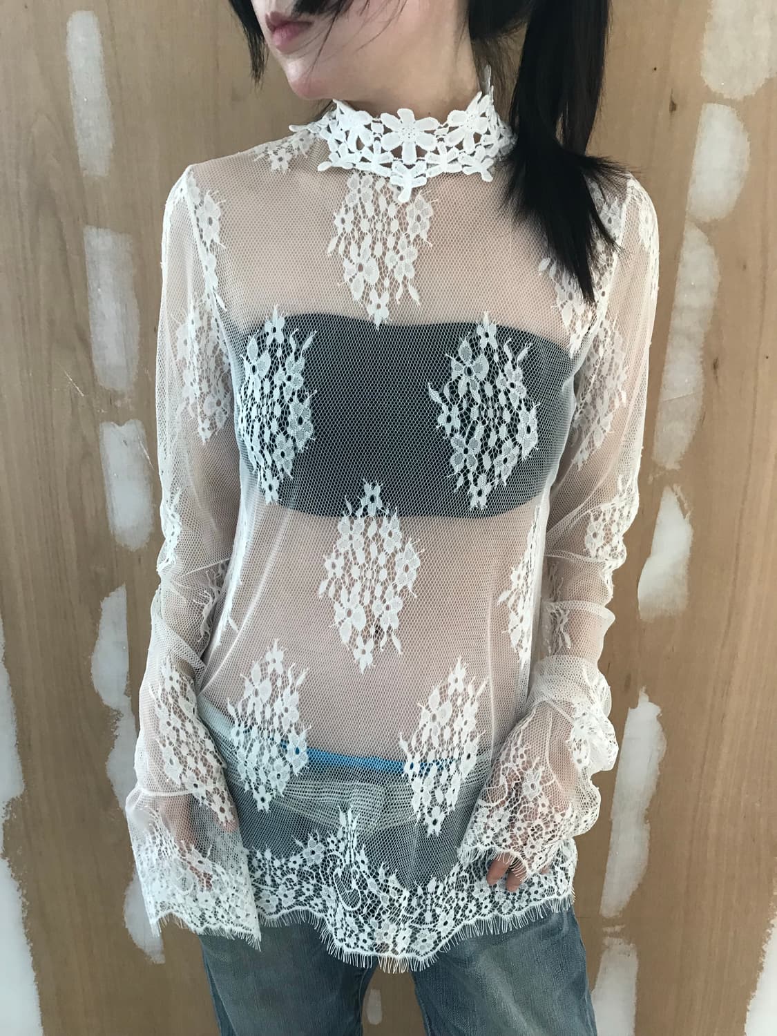 vintage lace blouse 상품이미지6