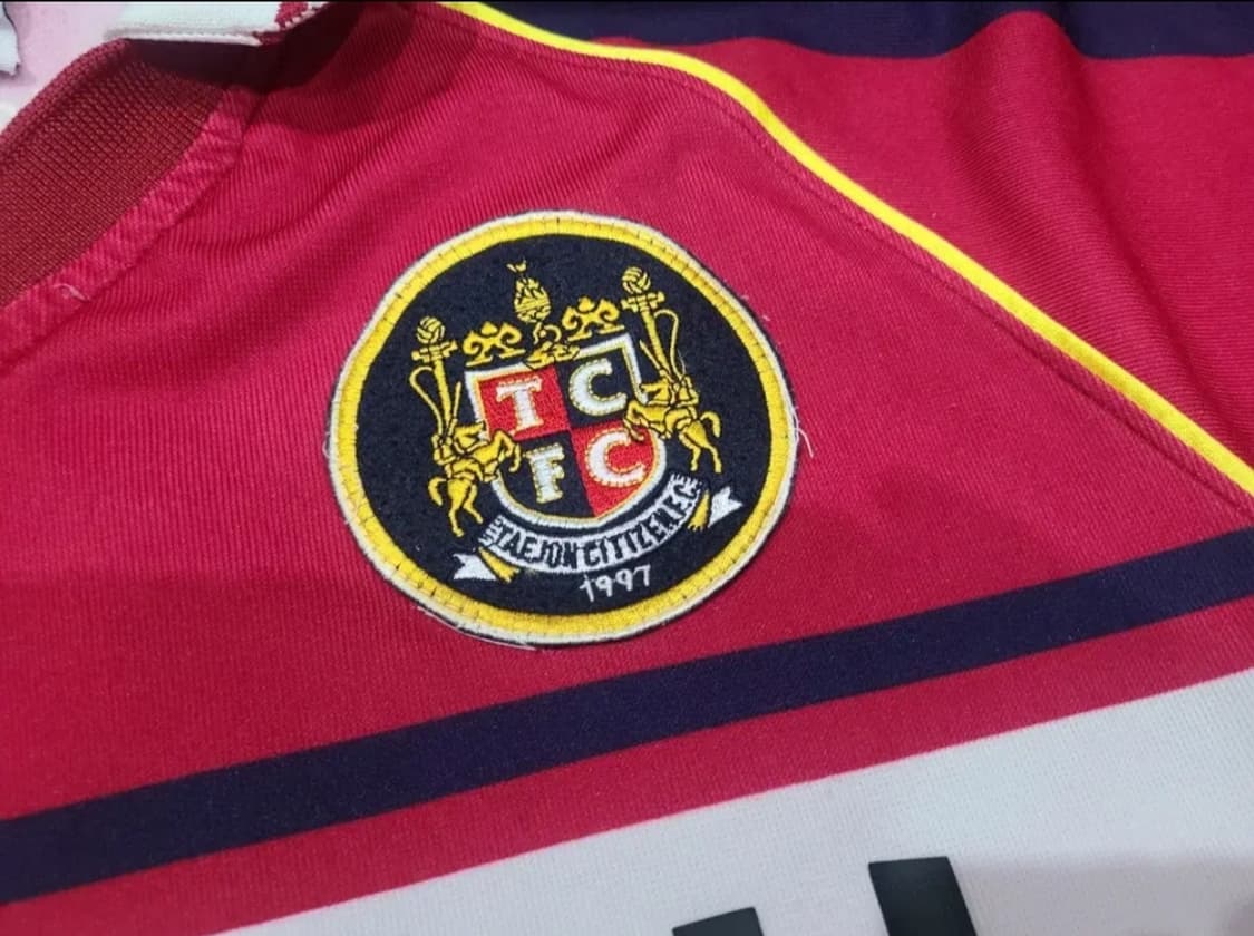 2001 대전시티즌 계룡건설 올드레플 축구져지 상품이미지7