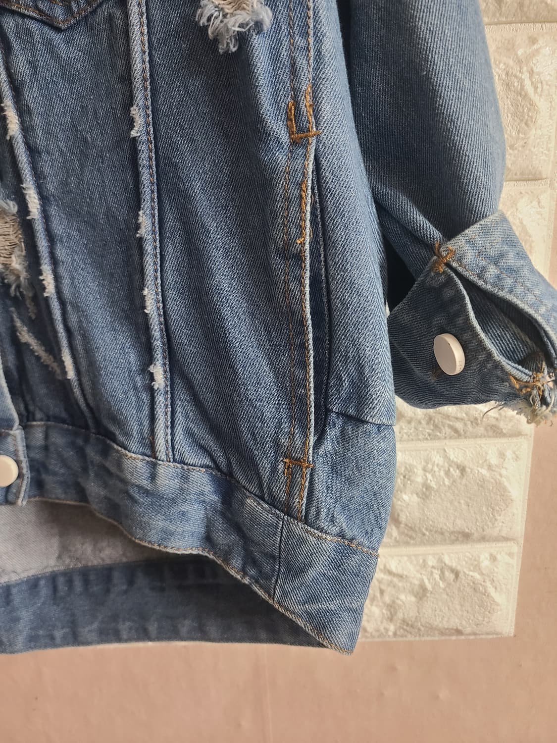 JUCY JUDY 데미지 데님 자켓(55-66) 상품이미지3