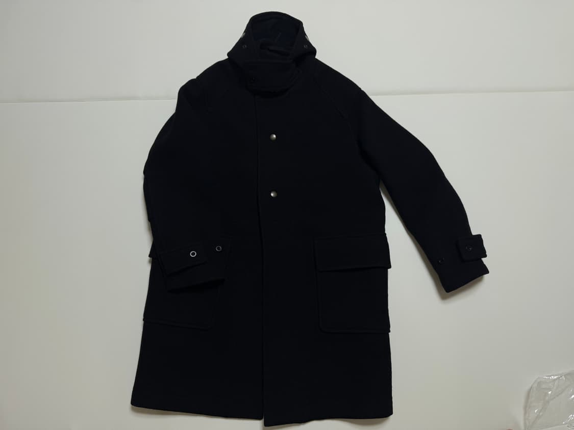 이스트로그 x 글로버올 몬티 코트 블랙 L 상품이미지2