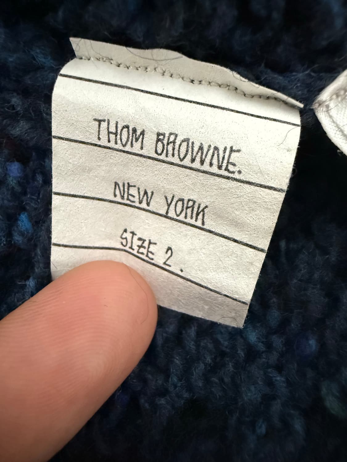 톰브라운 케이블 가디건 상품이미지4