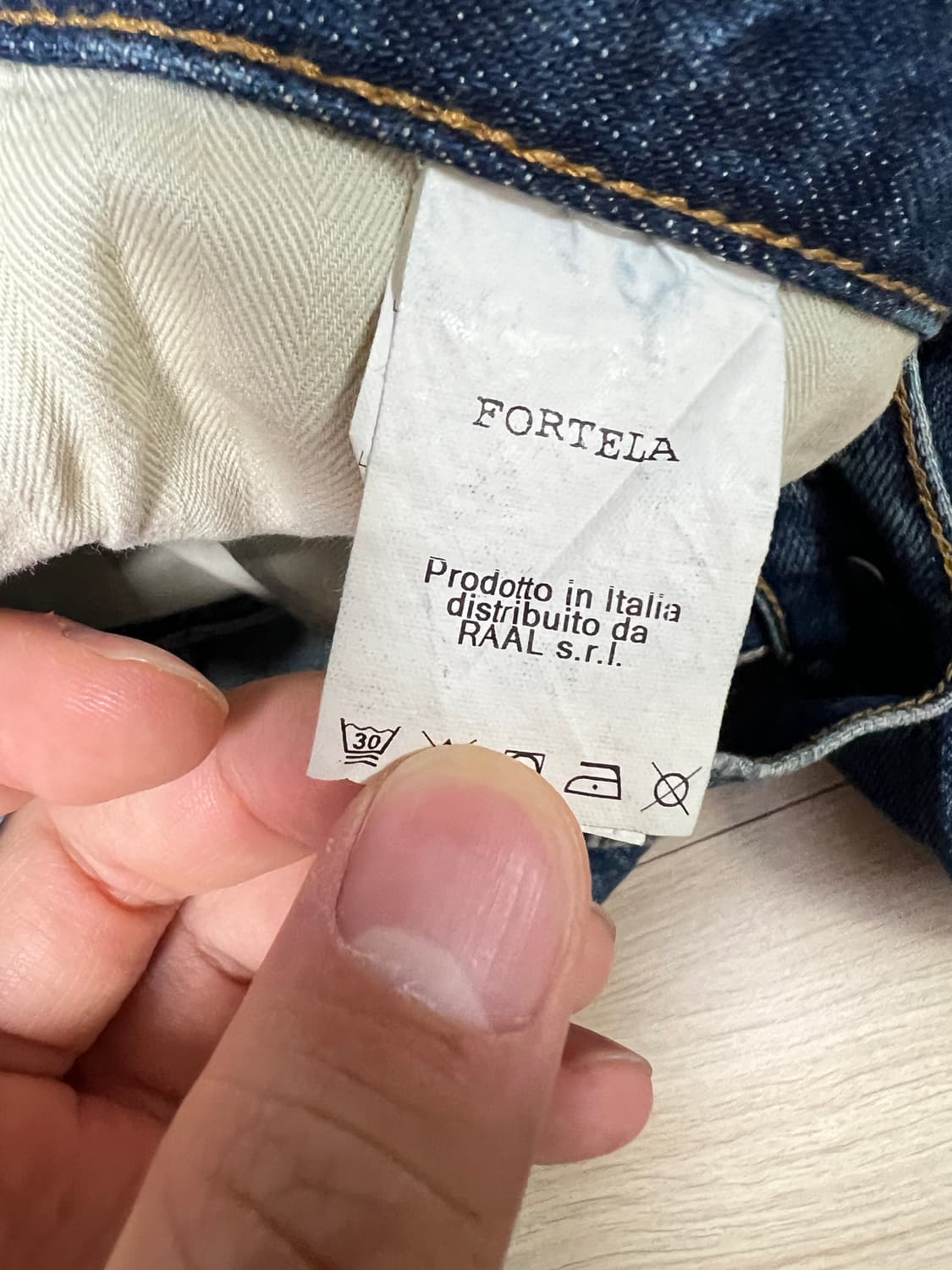 포르텔라(fortela) 셀비지 데님 팬츠(32) 상품이미지2