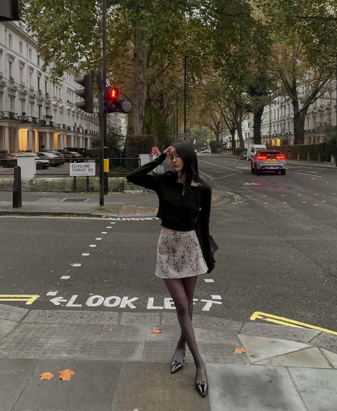 letterand Leopard Mini Skirt 상품이미지1