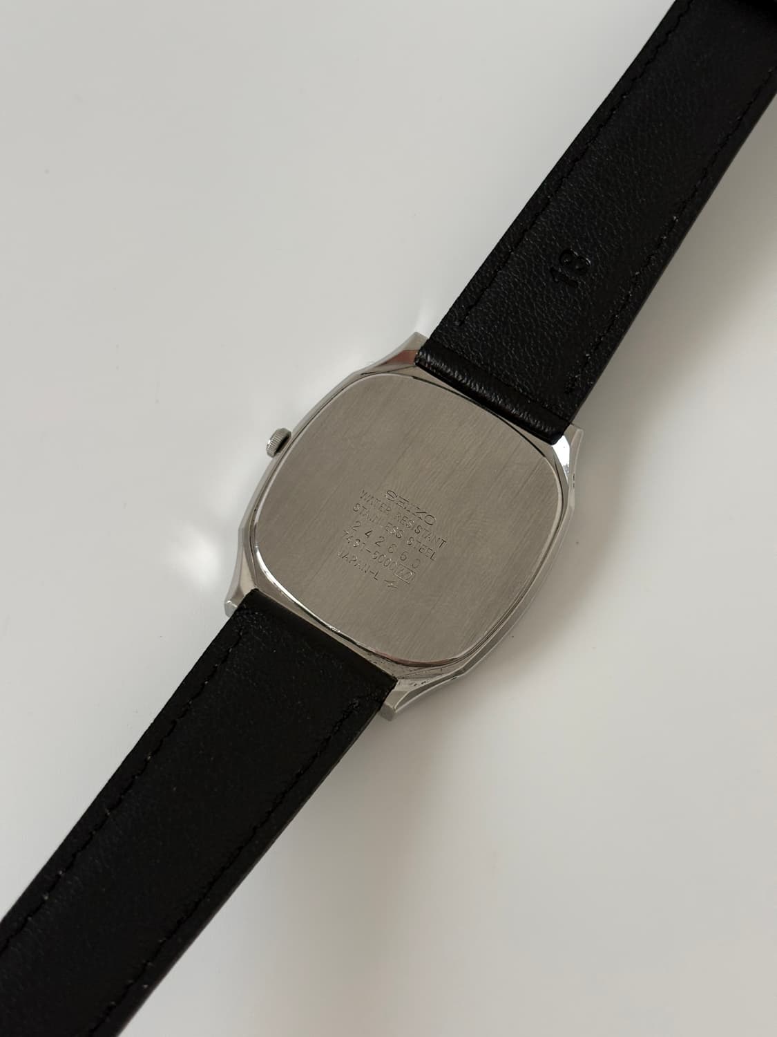 1980s Silver Square Quartz 상품이미지7