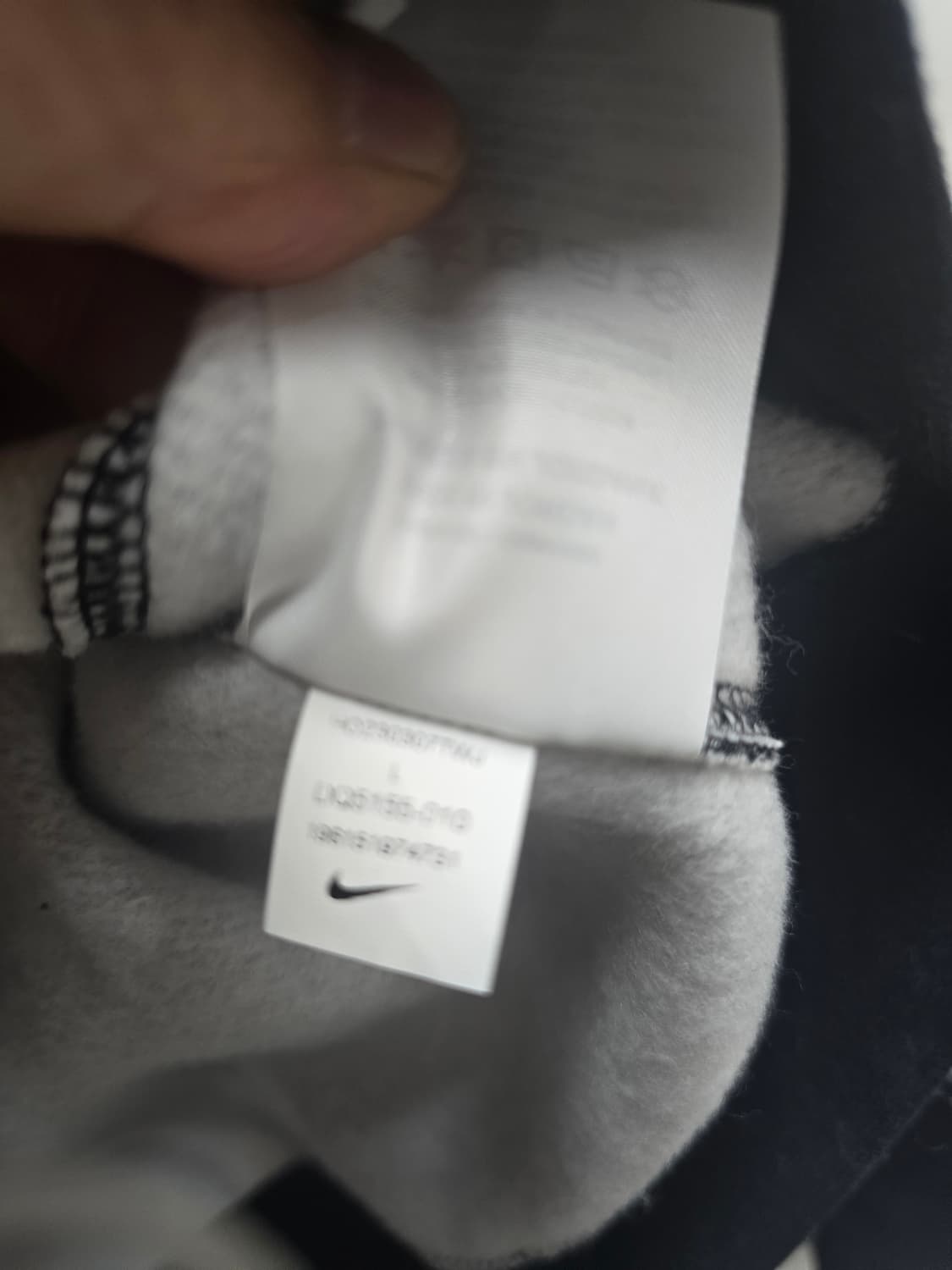 나이키 멀티로고 반집업 기모티 L(오버핏) 상품이미지5