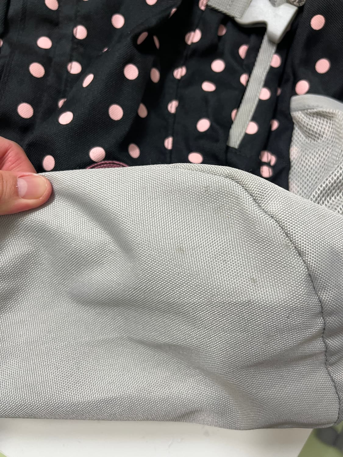 컨버스 블랙 핑크 도트 백팩 🍓 상품이미지8