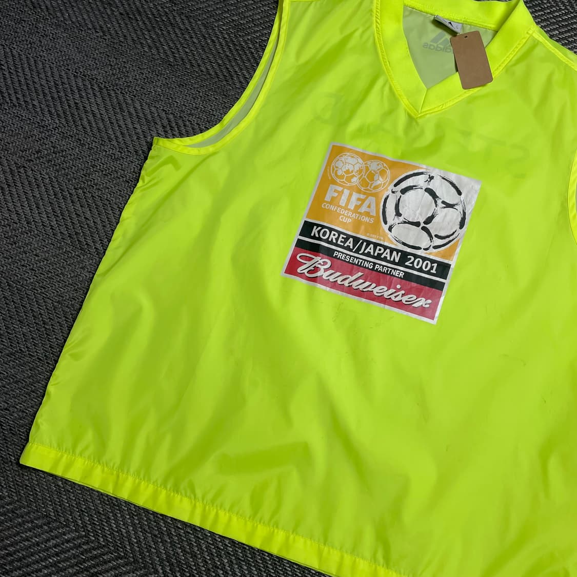 아디다스 2001 FIFA 한일 컨페더레이션 스컵 형광 베스트o 5184 상품이미지3