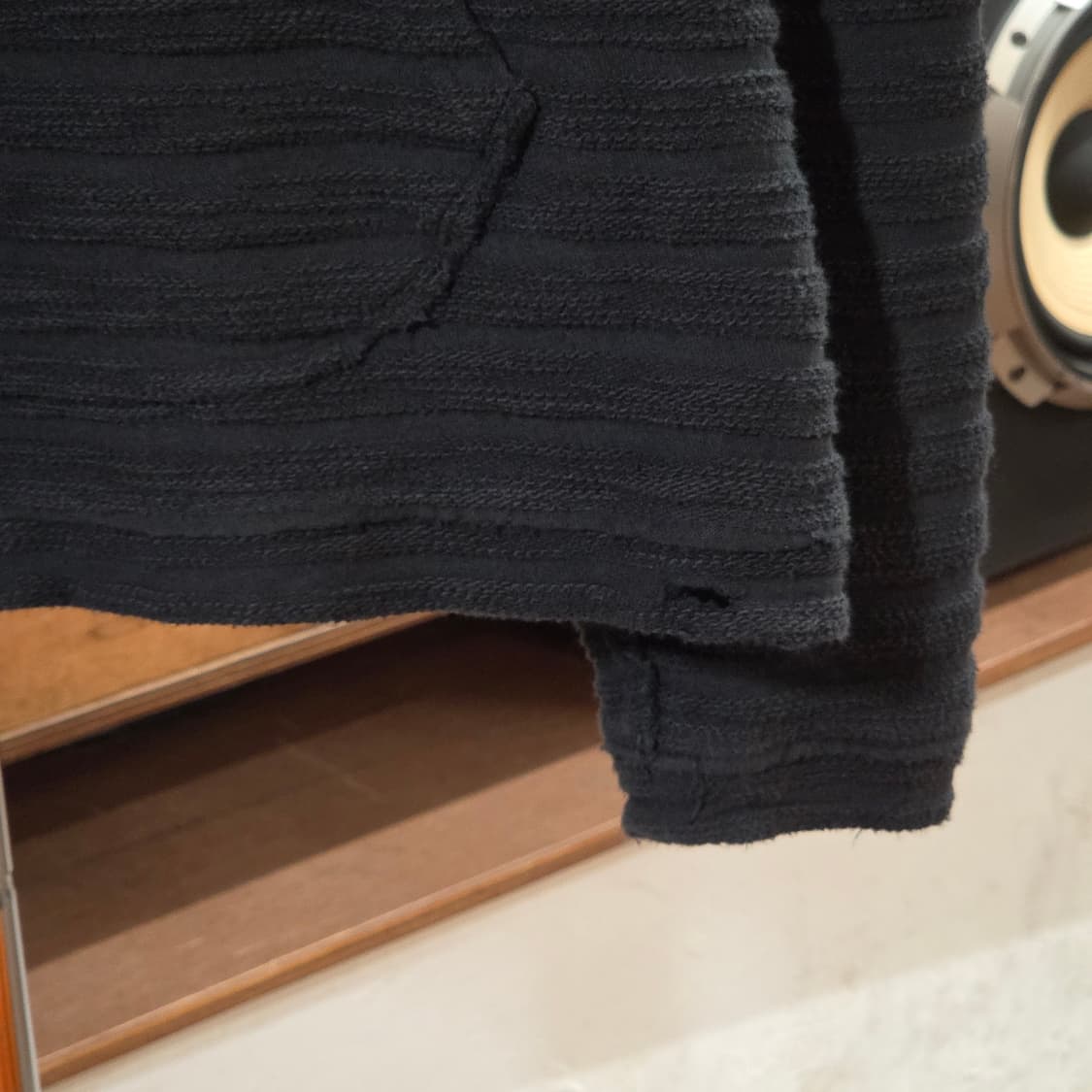 JPN 그런지 스트라이프 투웨이 후드집업 상품이미지5