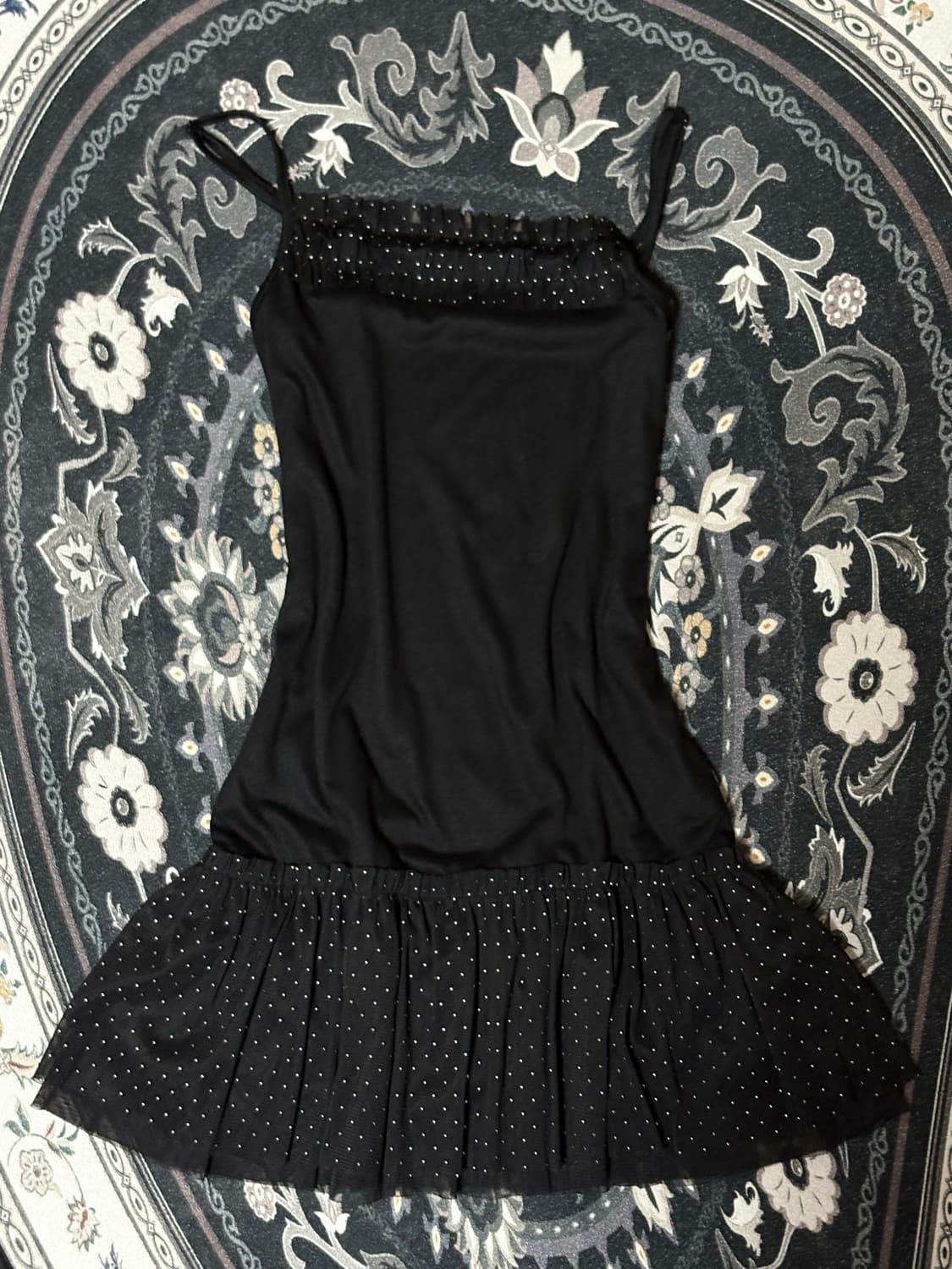 Vintage 롱슬리브 나시 원피스 상품이미지1