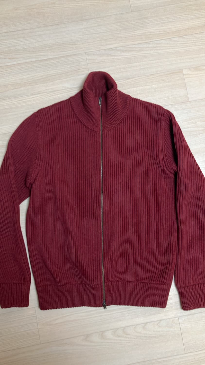 Masion margiela 버건디 니트집업 상품이미지3