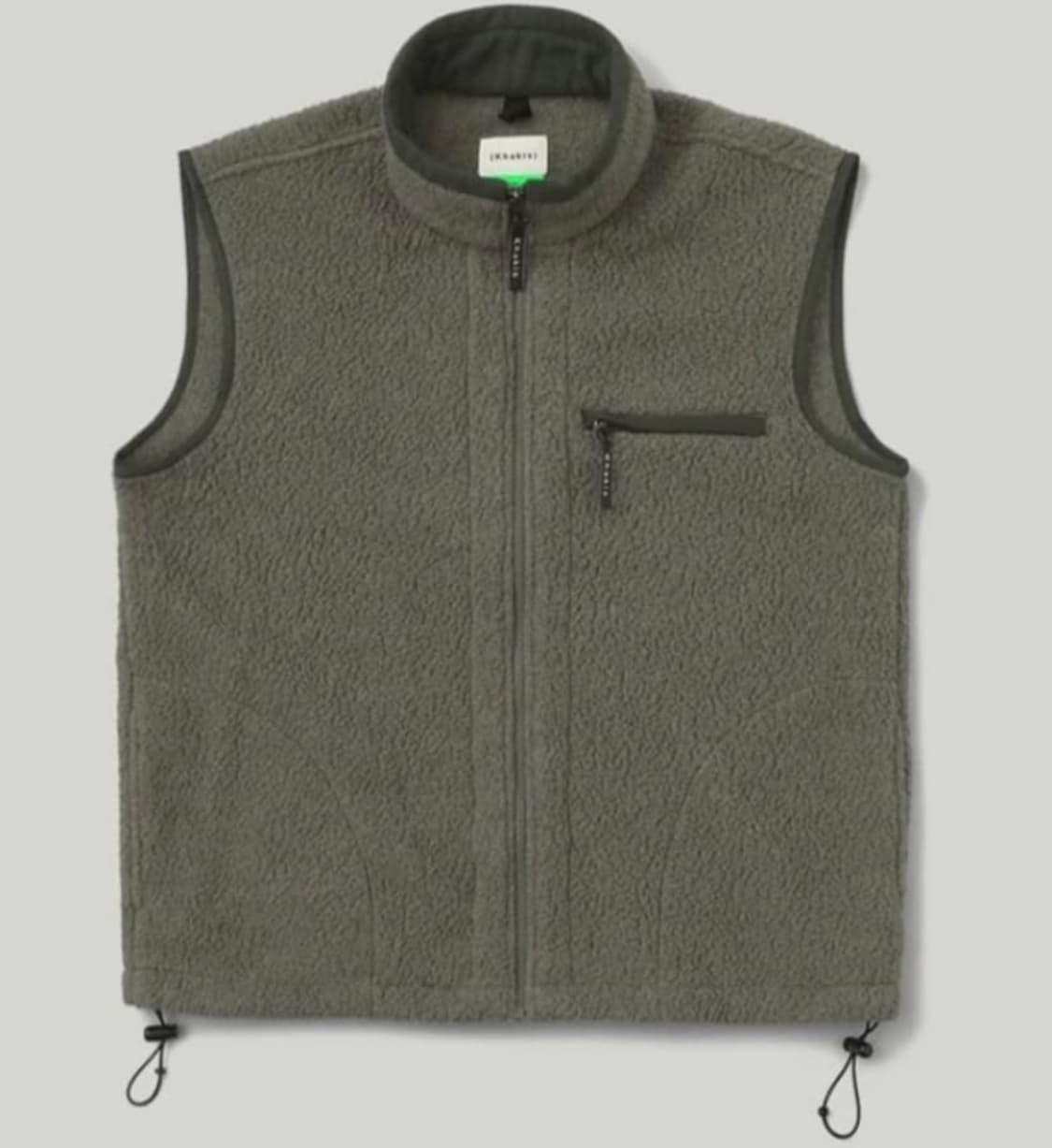 카키스 쉐르파 집업 베스트 1사이즈 판매합니다 상품이미지1