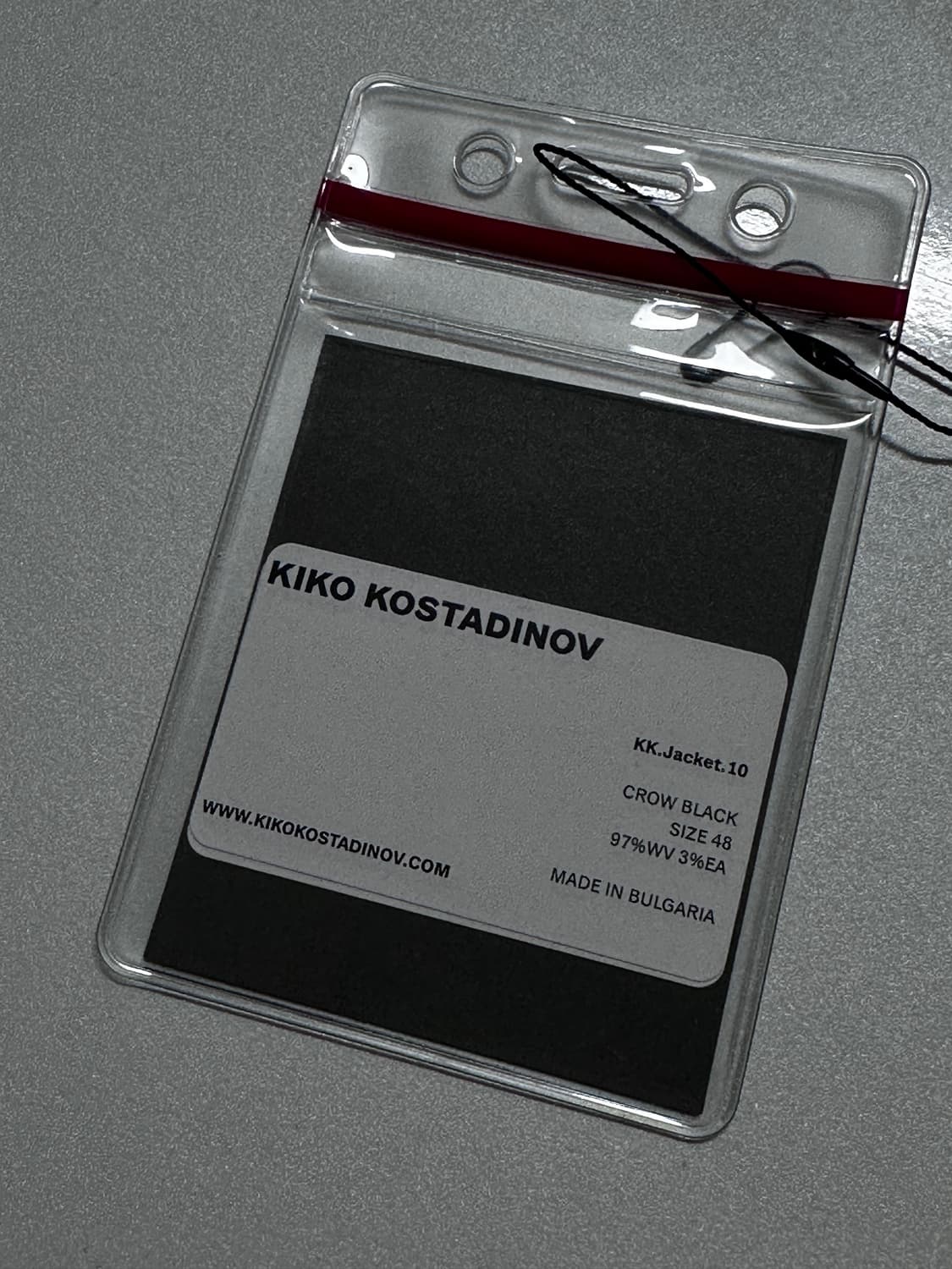 [48] 키코 코스타디노브 KK jacket 10 크로우 블랙 상품이미지6