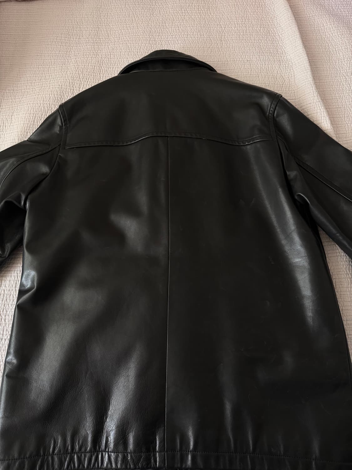 올드갭 레더 카코트 상품이미지6