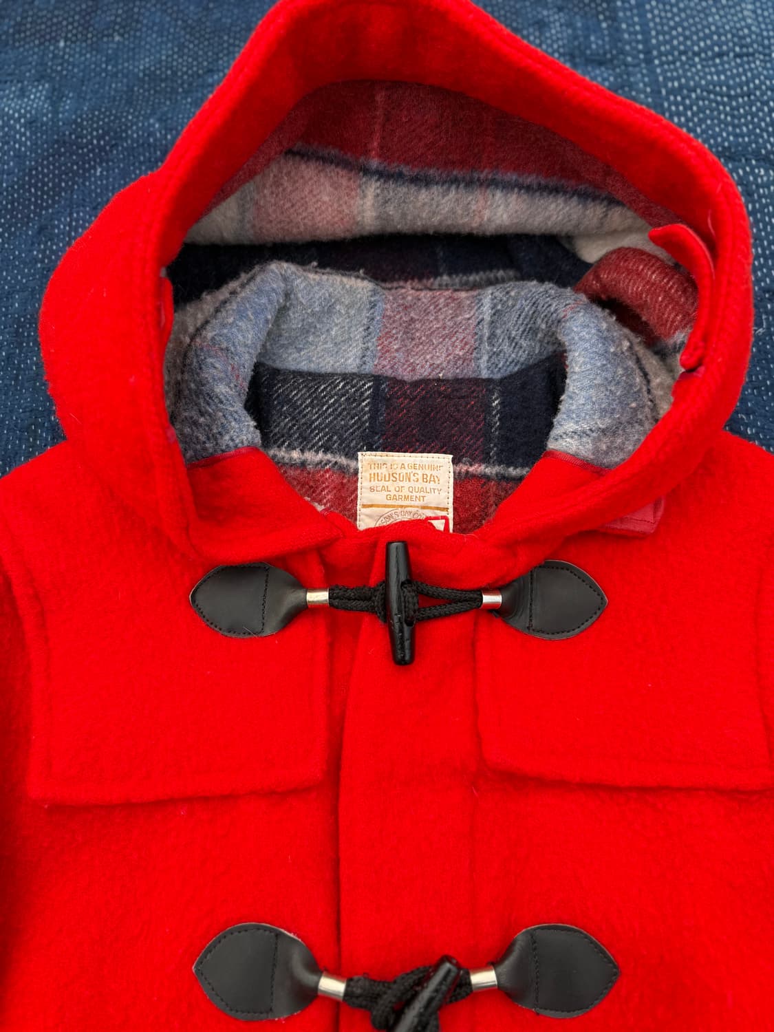 1980‘s Hudson Bay Blanket Duffle Coat  상품이미지7