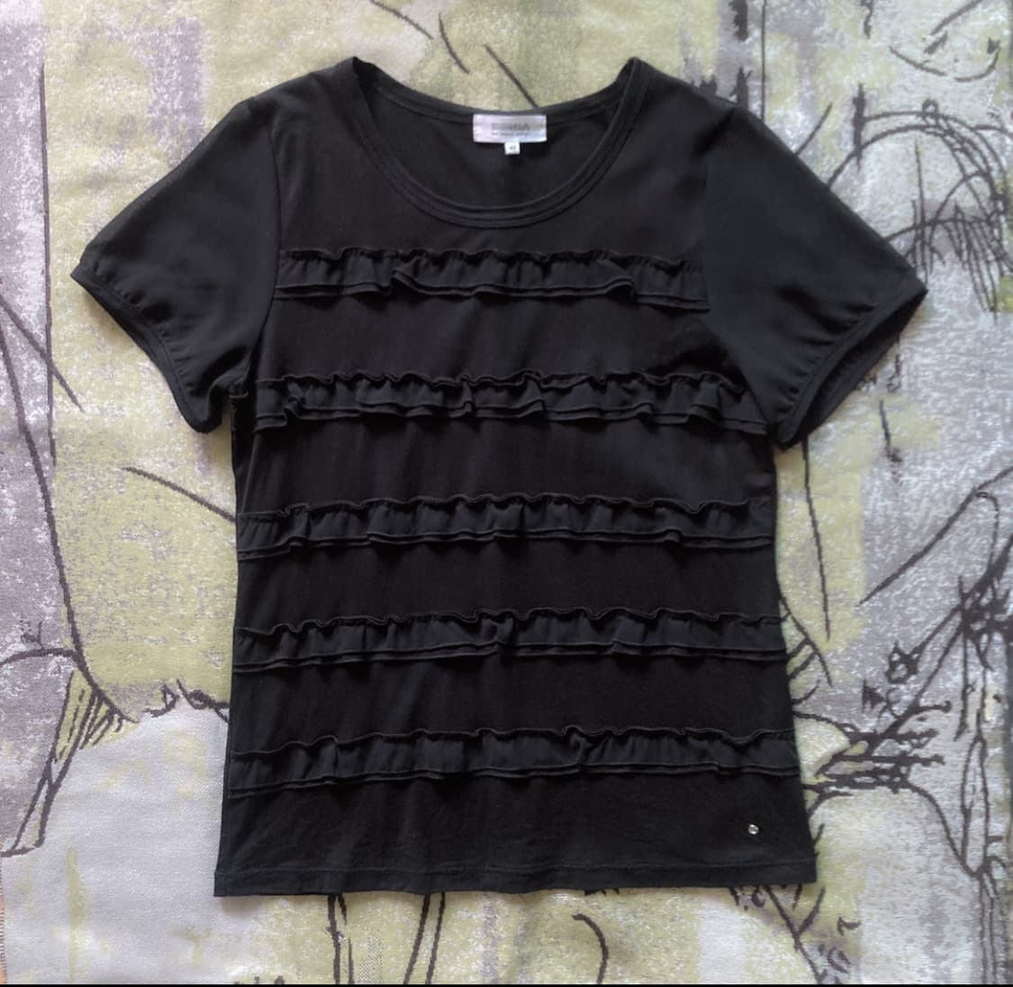 Sonia Rykiel frill T-shirt 프릴 반팔티 상품이미지1