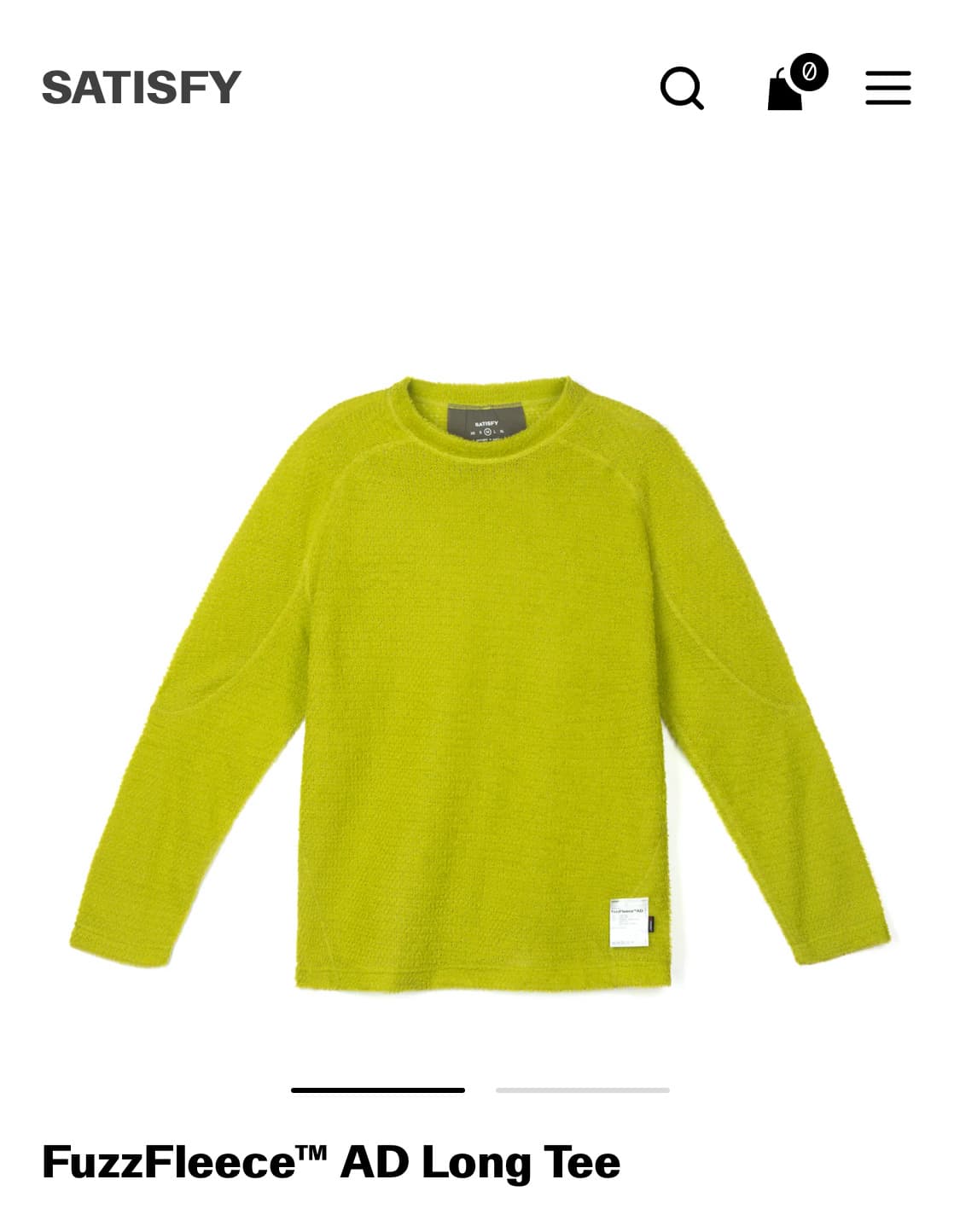 새티스파이 fuzzfleece m사이즈 상품이미지1