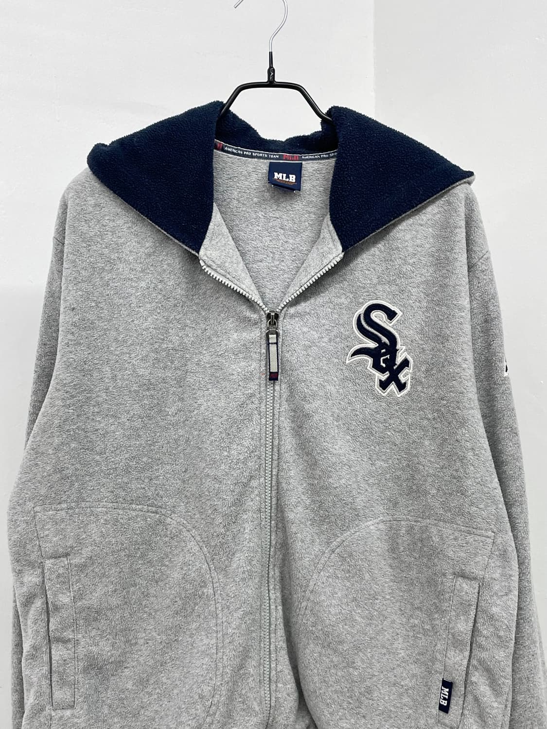 mlb 화이트삭스 그레이 플리스 집업  상품이미지6
