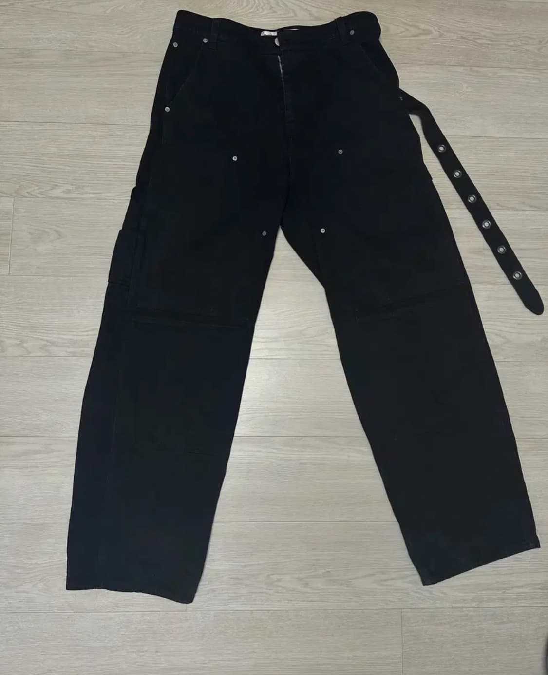 아오이로 더블니 벨트 팬츠 상품이미지3