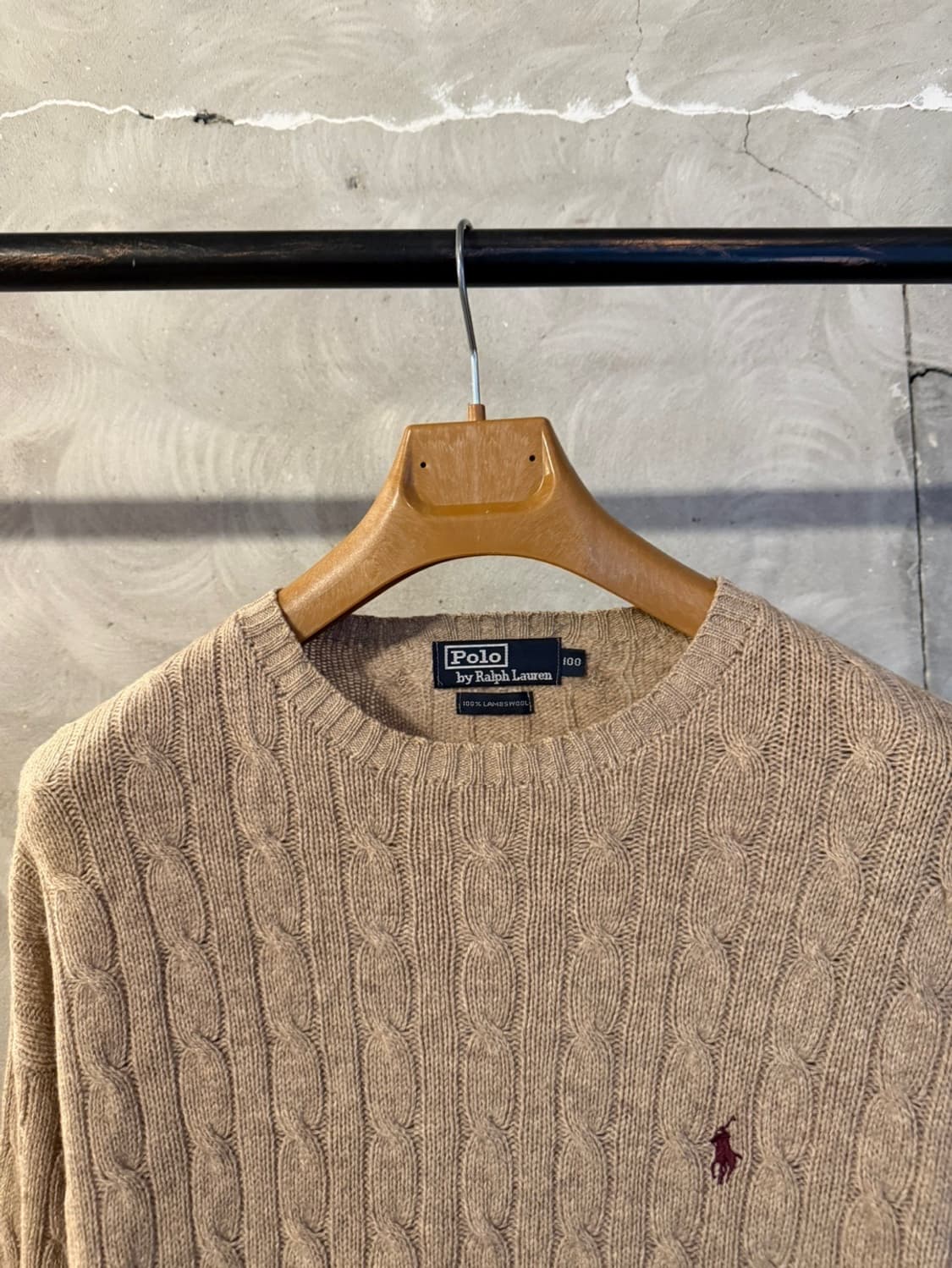 폴로 랄프로렌 램스울 케이블 니트 100~105 상품이미지8