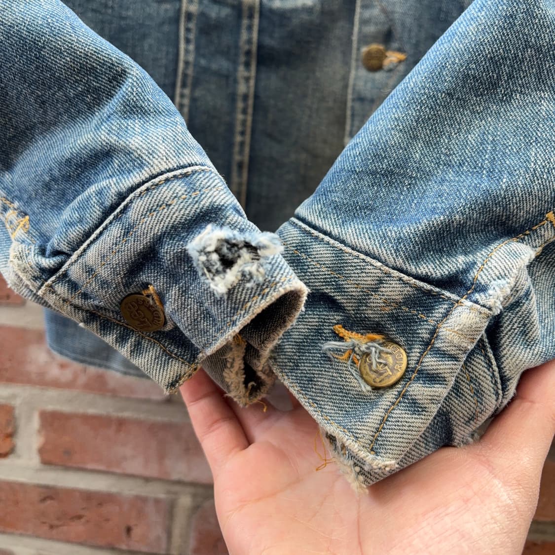 70s USA 리 Lee 스톰라이더 220 데님 자켓 상품이미지6