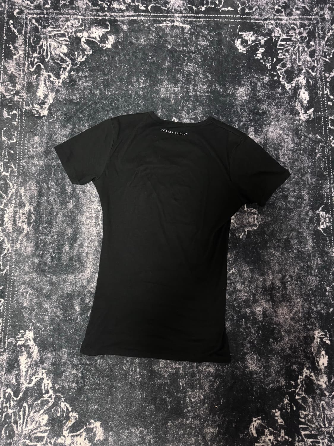Fuga V-neck black T-shirt 상품이미지3