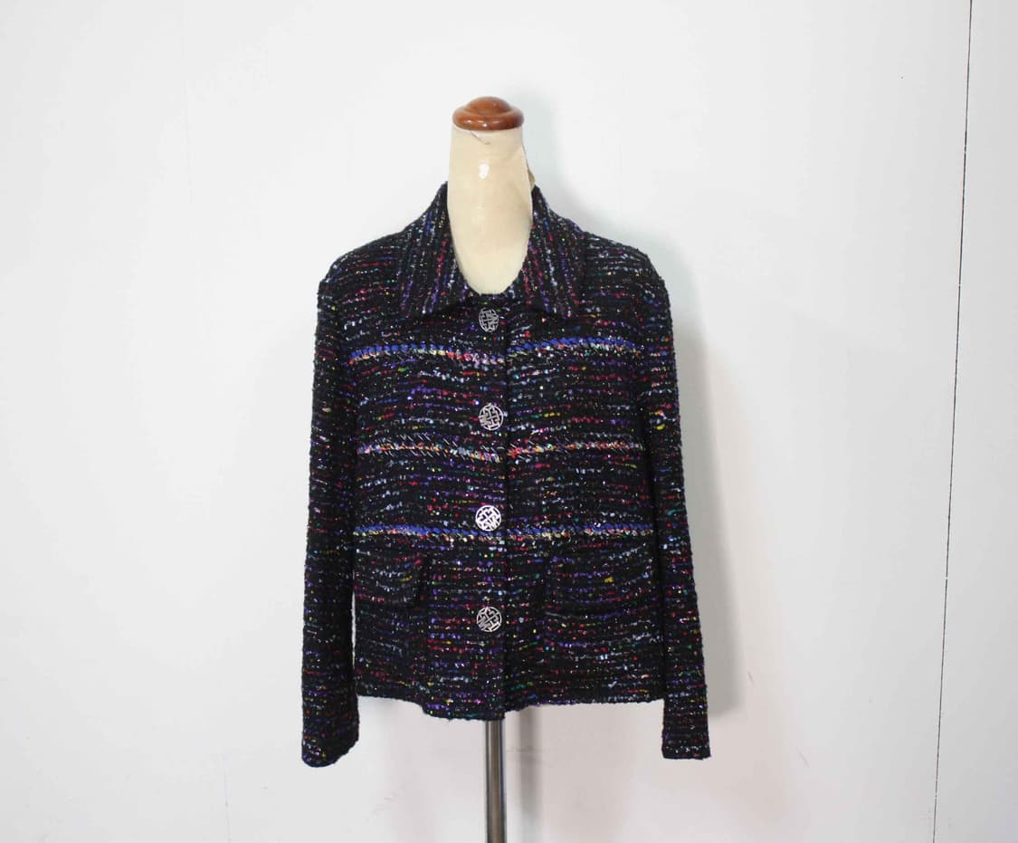 J-12118/타임 정품 여성용 트위드 자켓 82-94-160 상품이미지1