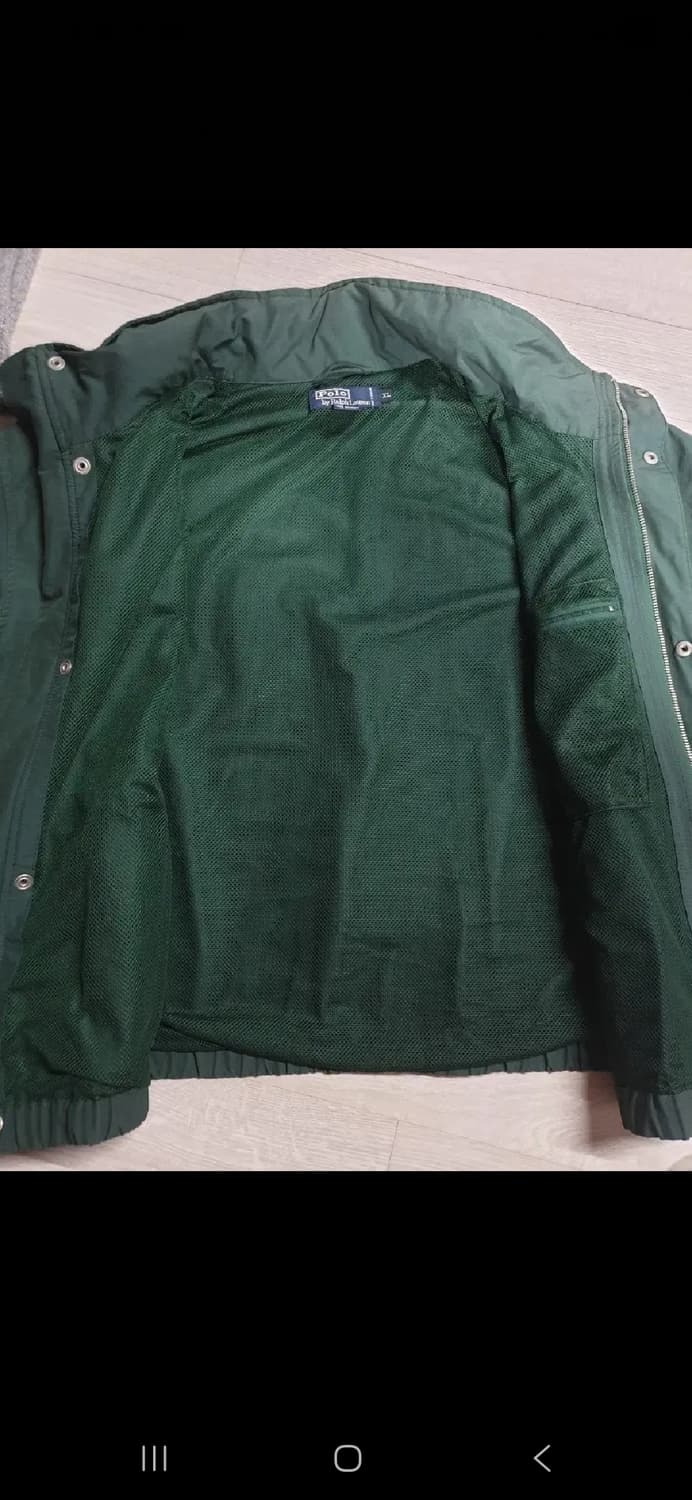 폴로랄프로렌 그린 바라쿠타 남성자켓. 싸이즈 110 상품이미지5