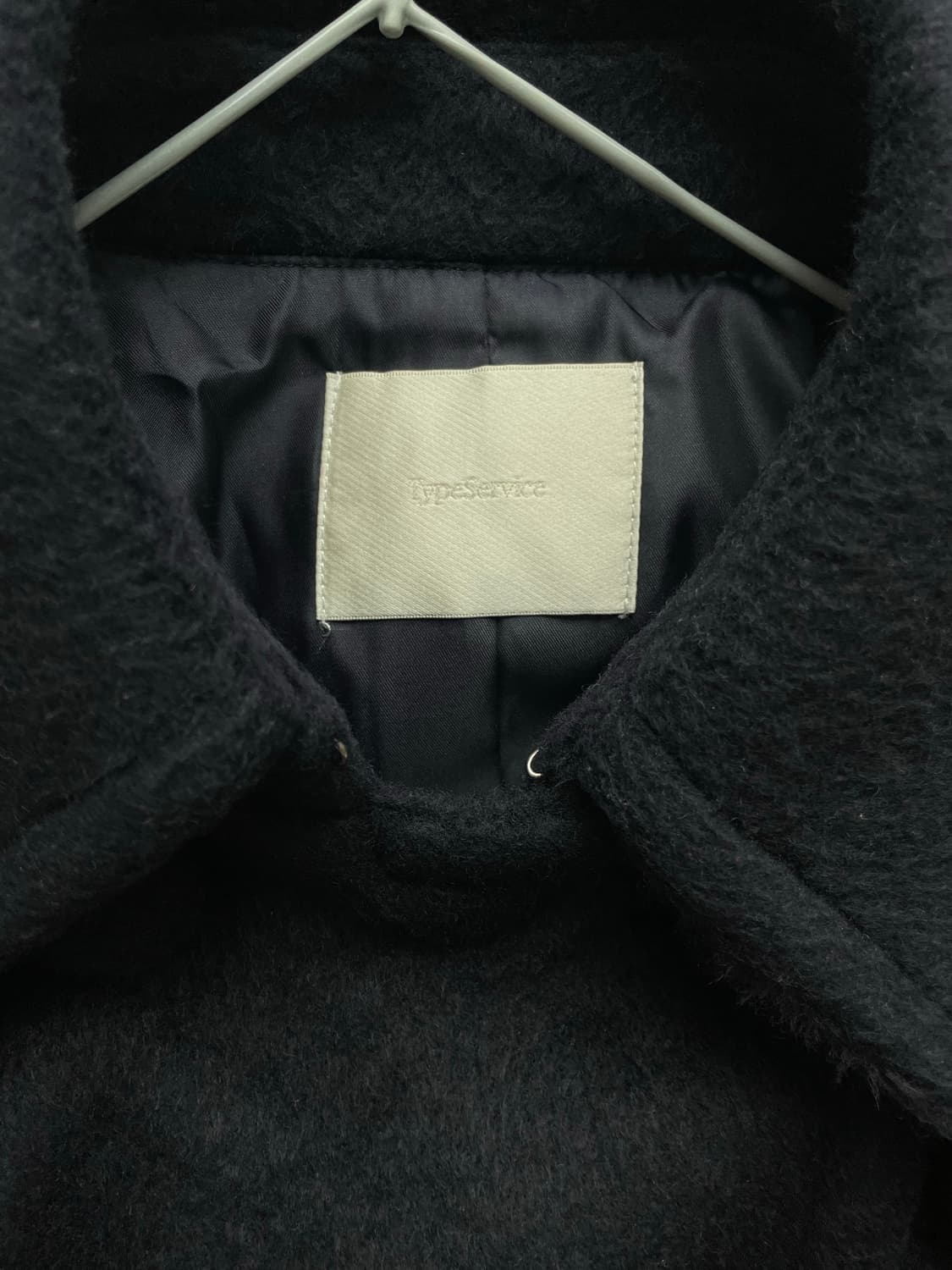 타입서비스웹 하프 코트 네이비 상품이미지5