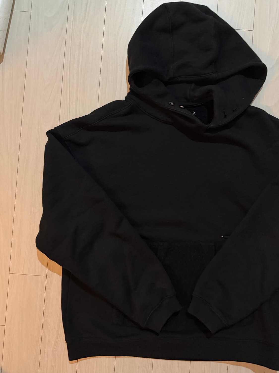 25FW 아더에러 블랙 후드티 Product 37 XL 상품이미지4