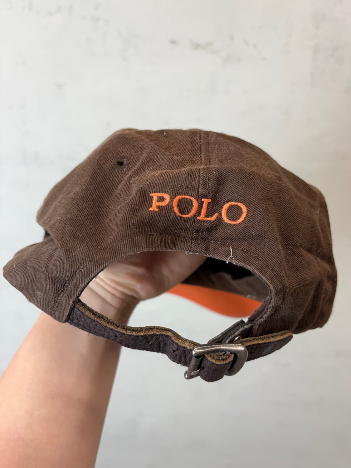 폴로랄프로렌 빈티지 브라운 볼캡 상품이미지3