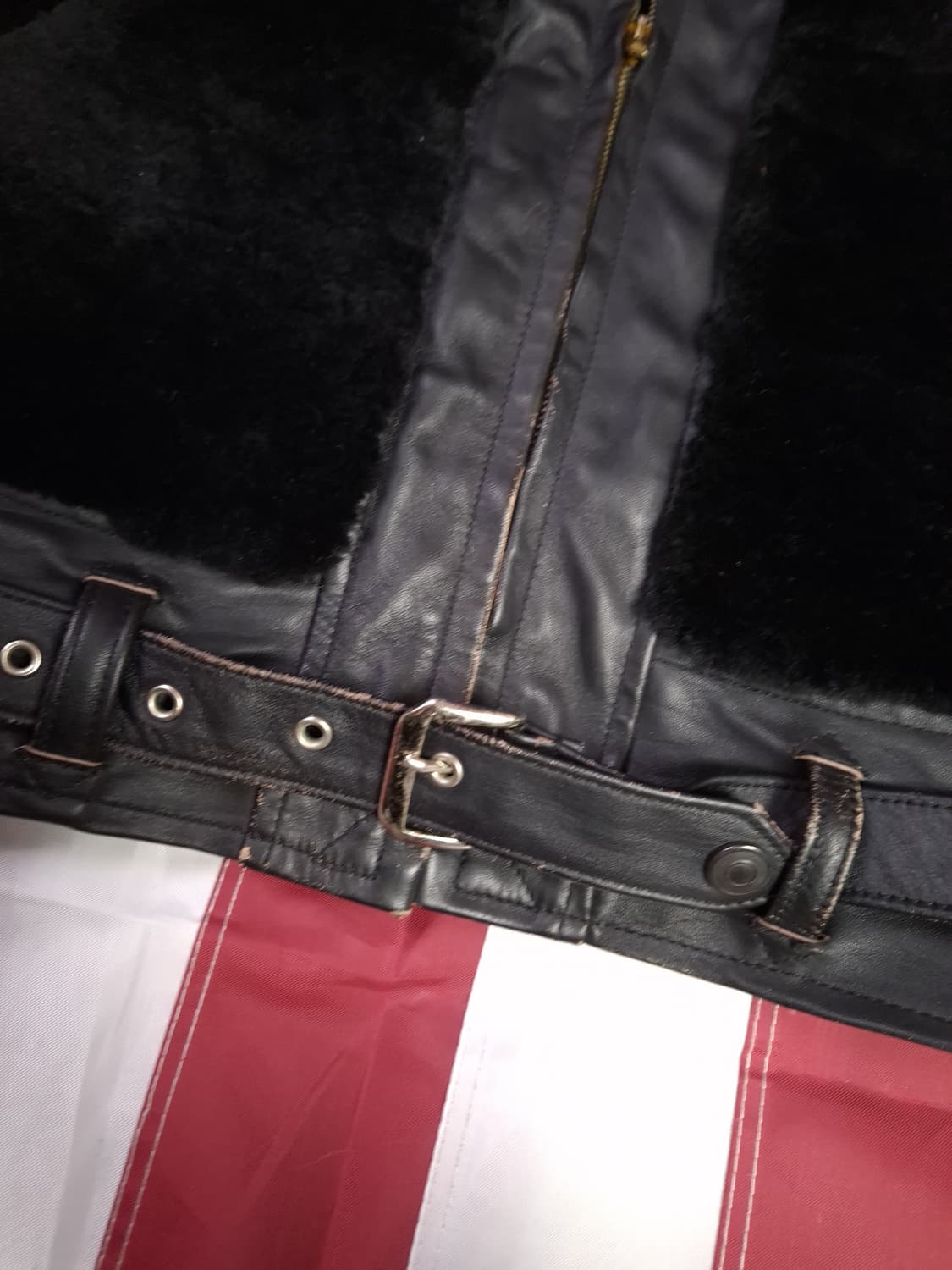 오리지날 디아프바인 그리즐리 리얼홀스하이드 자켓 상품이미지3