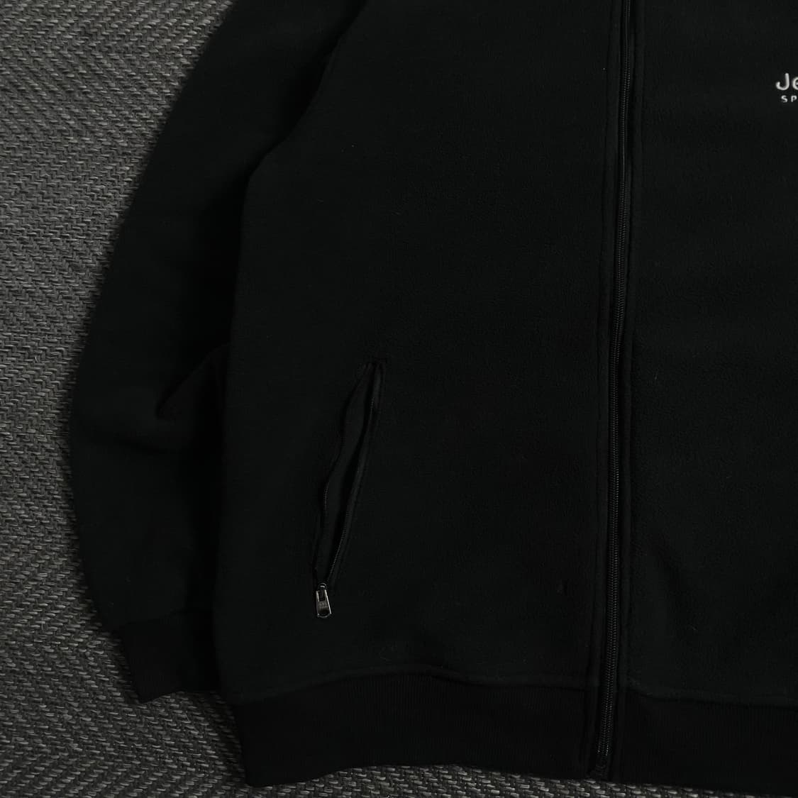 지프 오리지날 자수 로고 블랙 플리스 자켓y 4264 상품이미지4