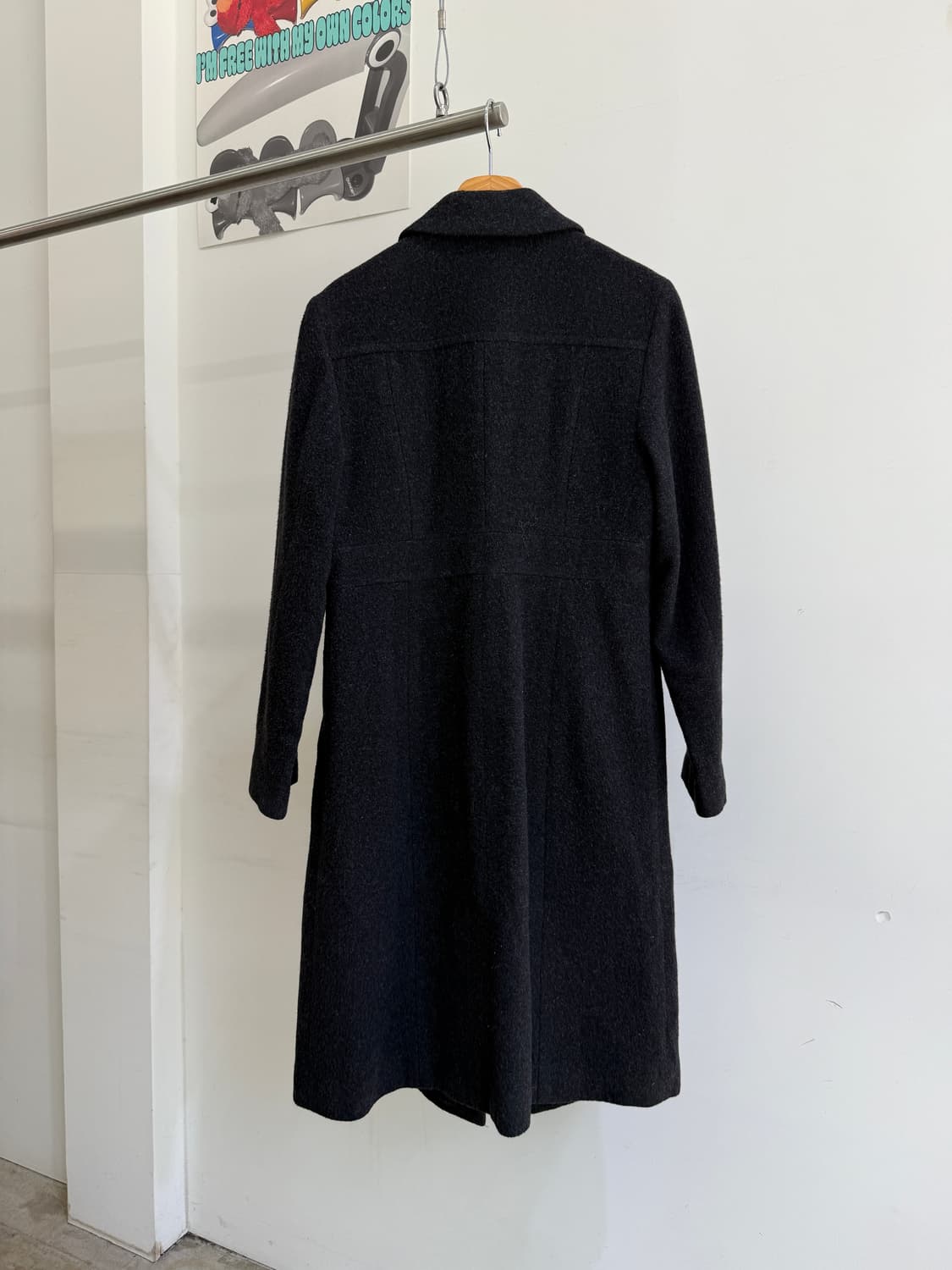 빈티지 CLICHY (Made in Japan) 울 코트  상품이미지5