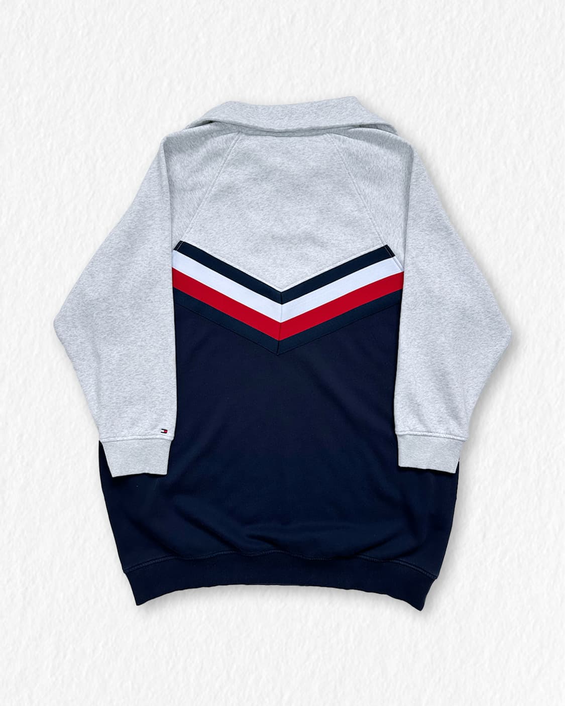 타미힐피거 배색 기모 반집업 상품이미지2