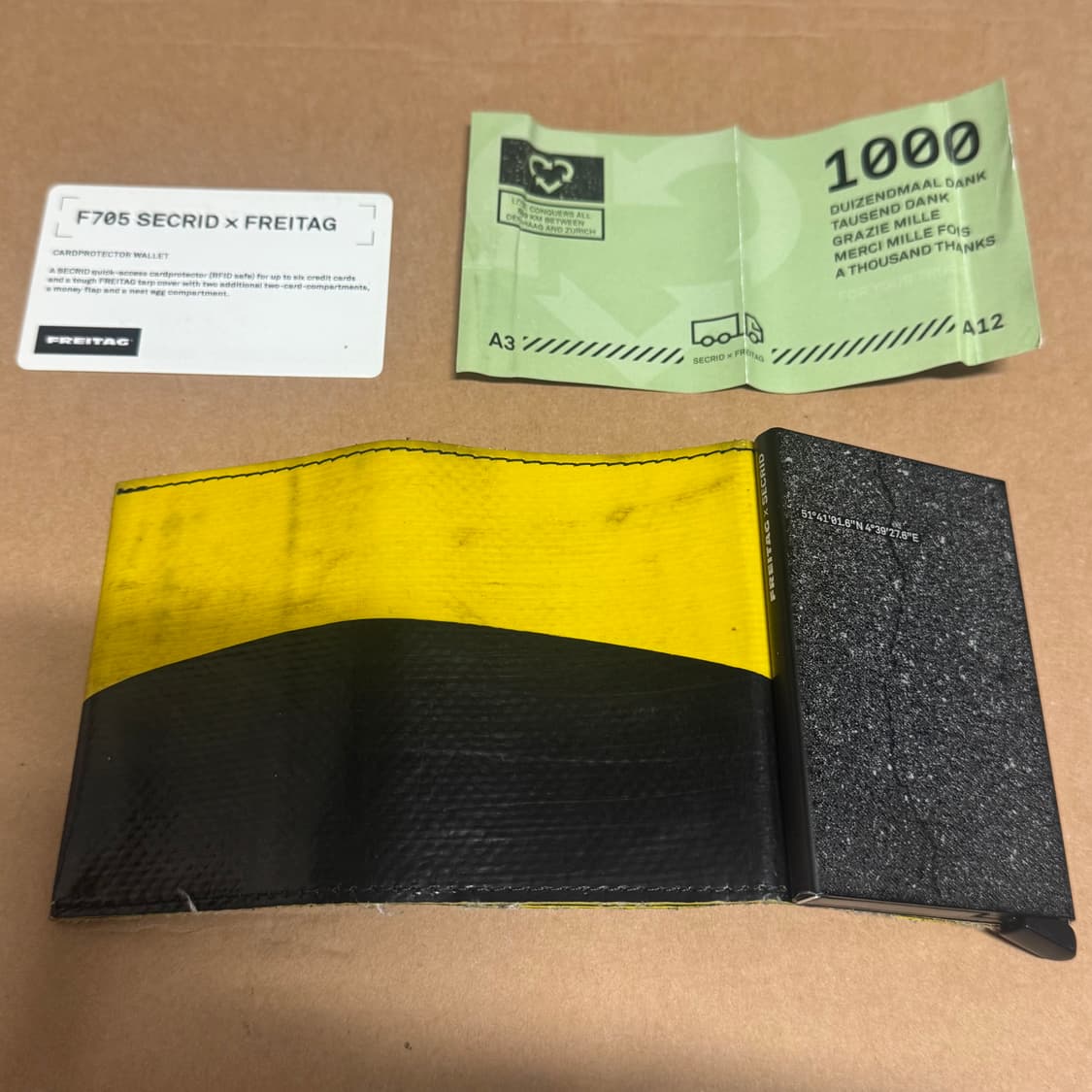 프라이탁 시크리드 블랙 옐로우 상품이미지2