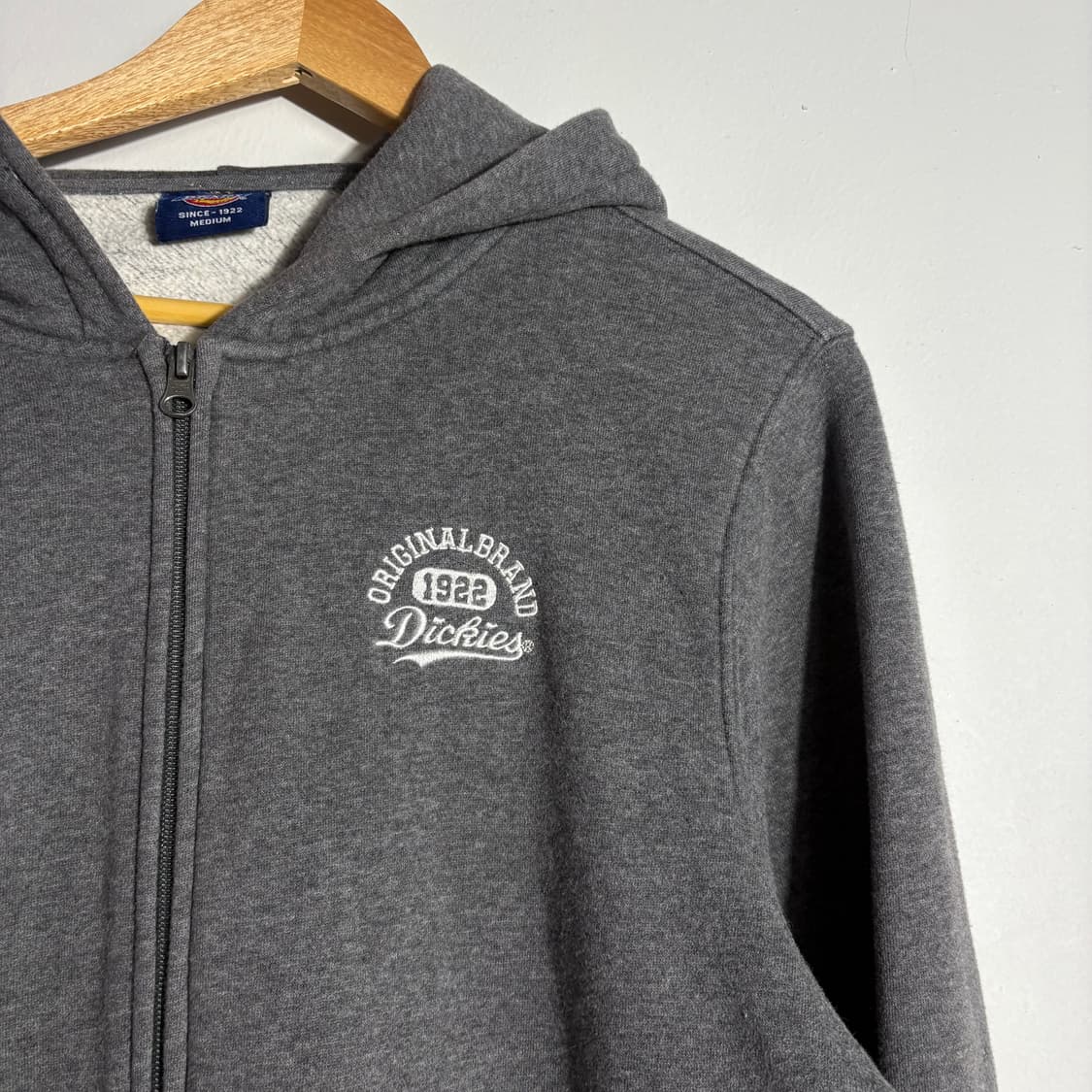 디키즈 1922 로고 차콜 후드집업  (무료배송) 상품이미지4