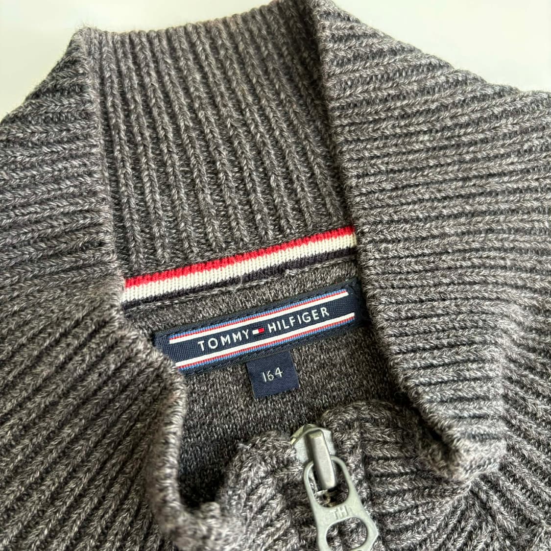 타미힐피거 그레이 걸즈 니트 집업 희귀져지 상품이미지4