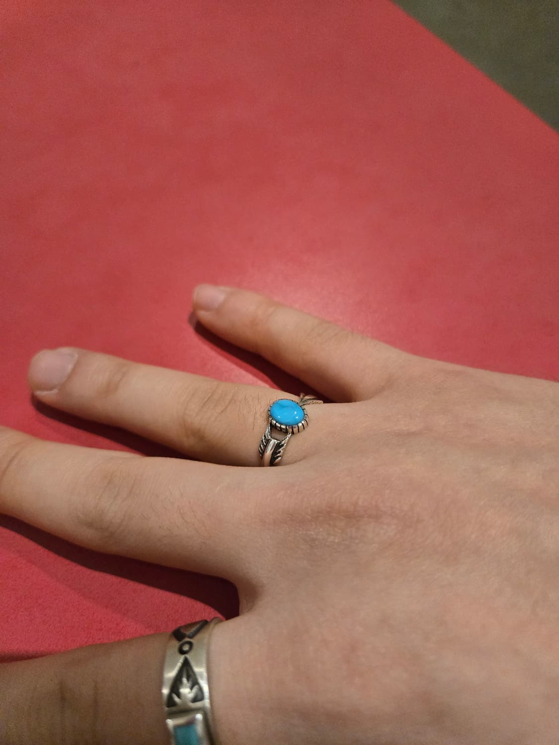 조실버 애로우 터키석 실버링 상품이미지3