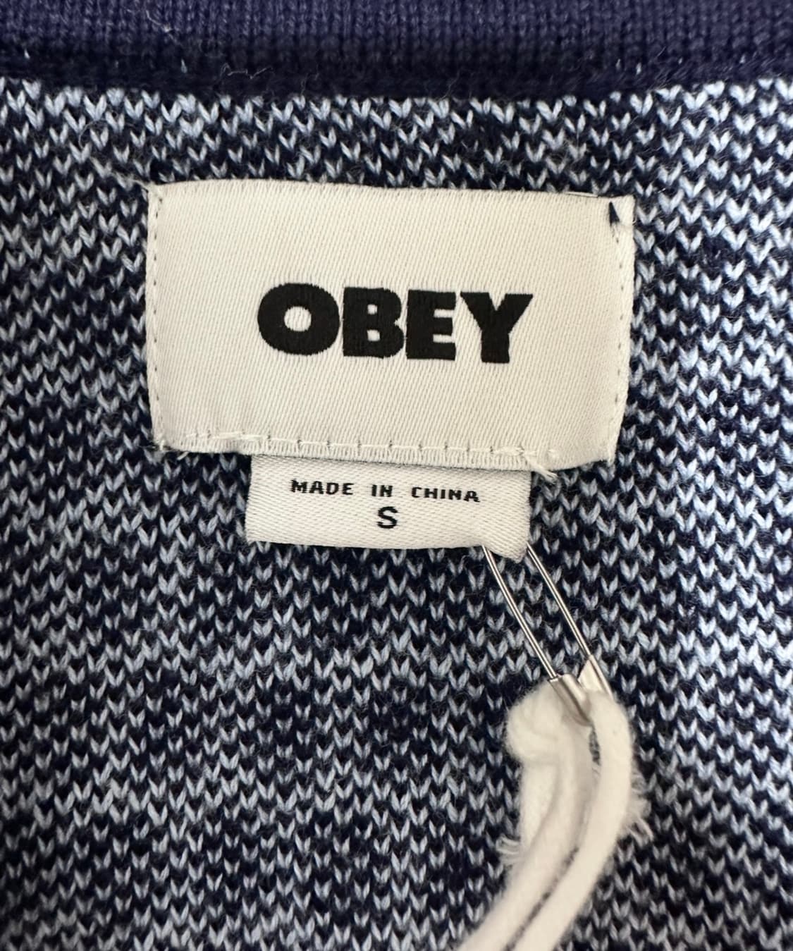 OBEY 오베이 패턴 반팔 니트 상품이미지6