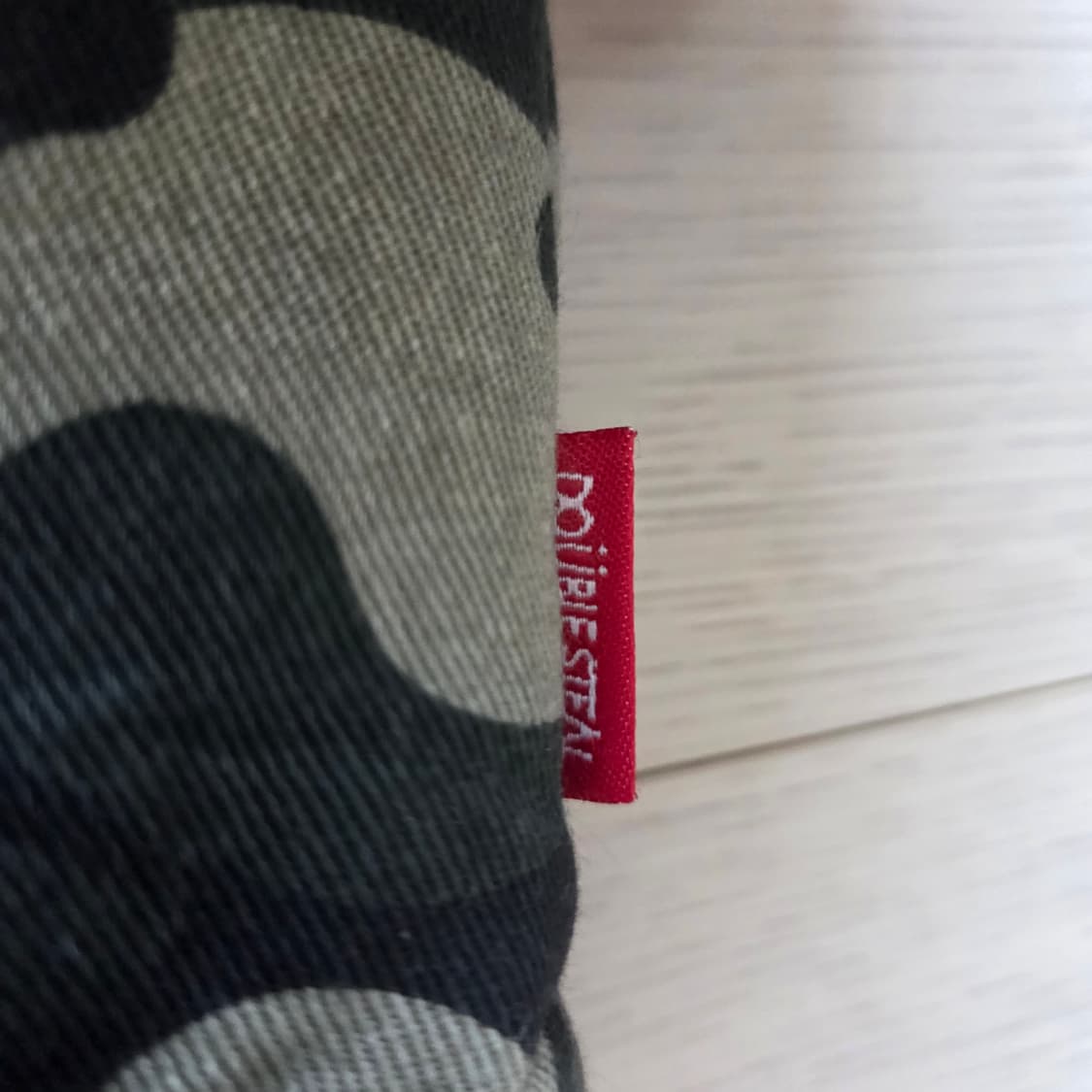 더블스틸 레더 카모패딩 L 상품이미지4