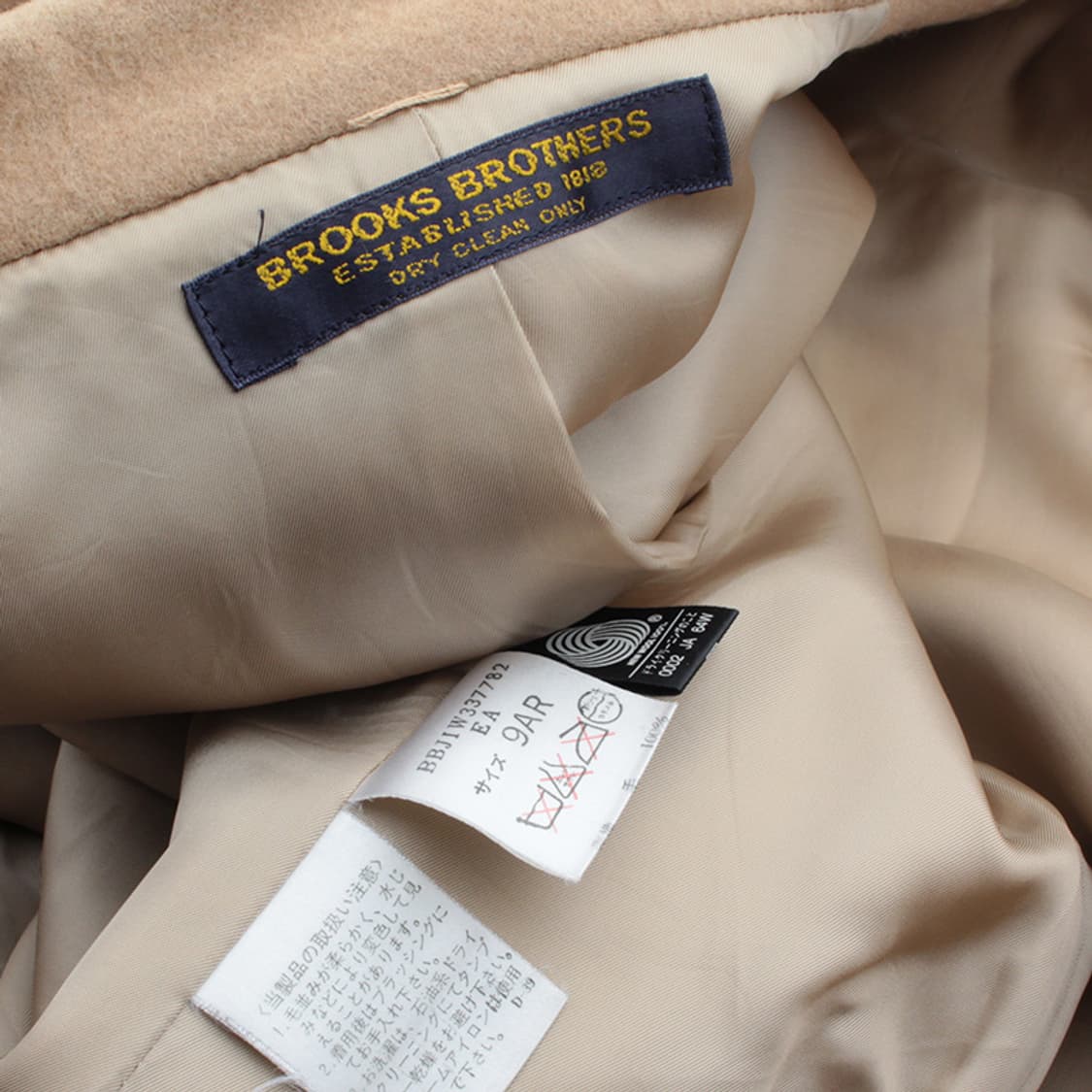 브룩스 브라더스 베이지 순모 자켓 66 상품이미지3
