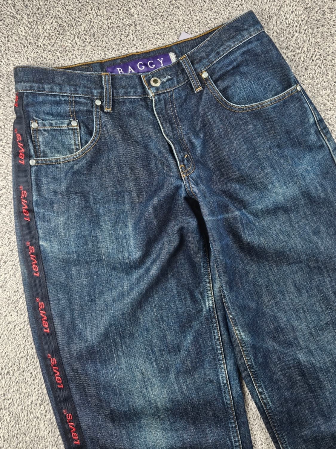 리바이스 4811 사이드트랙 배기핏 데님 진 (28X34) / 10790 상품이미지5