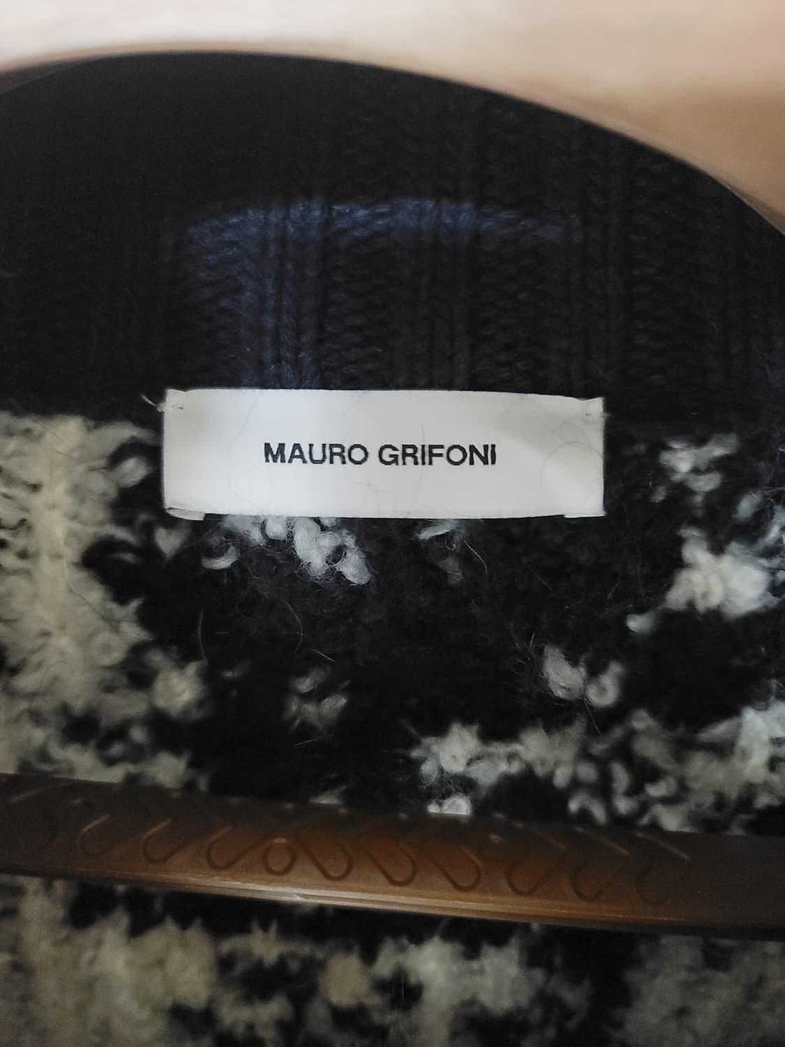 마우로 그리포니 이태리 라마울 두툼 니트가디건 48표기 100정 상태극상 상품이미지4