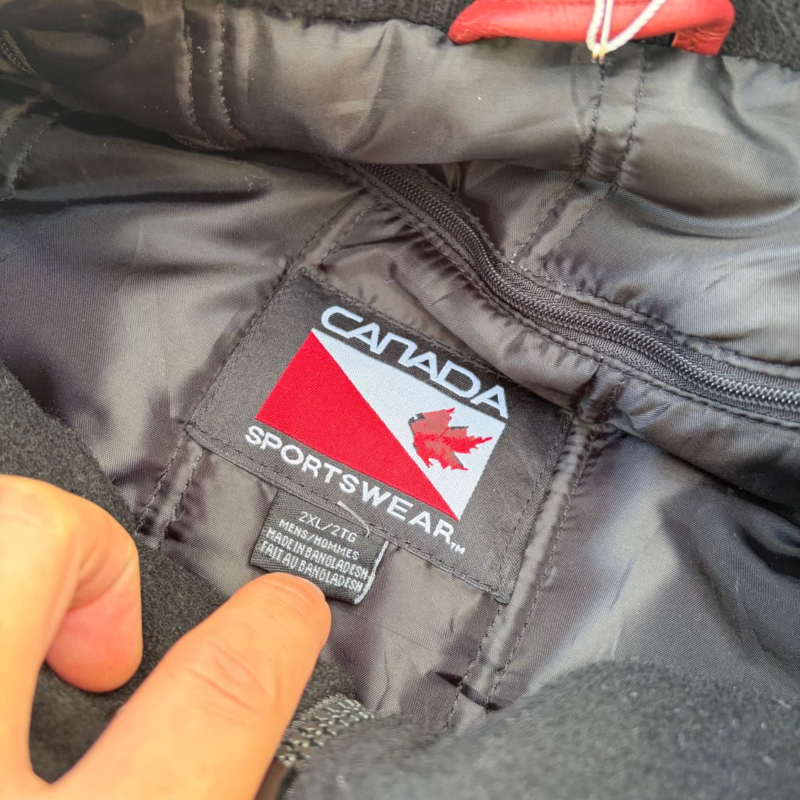 00s CANADA 빈티지 울 바시티 자켓 2XL 상품이미지5