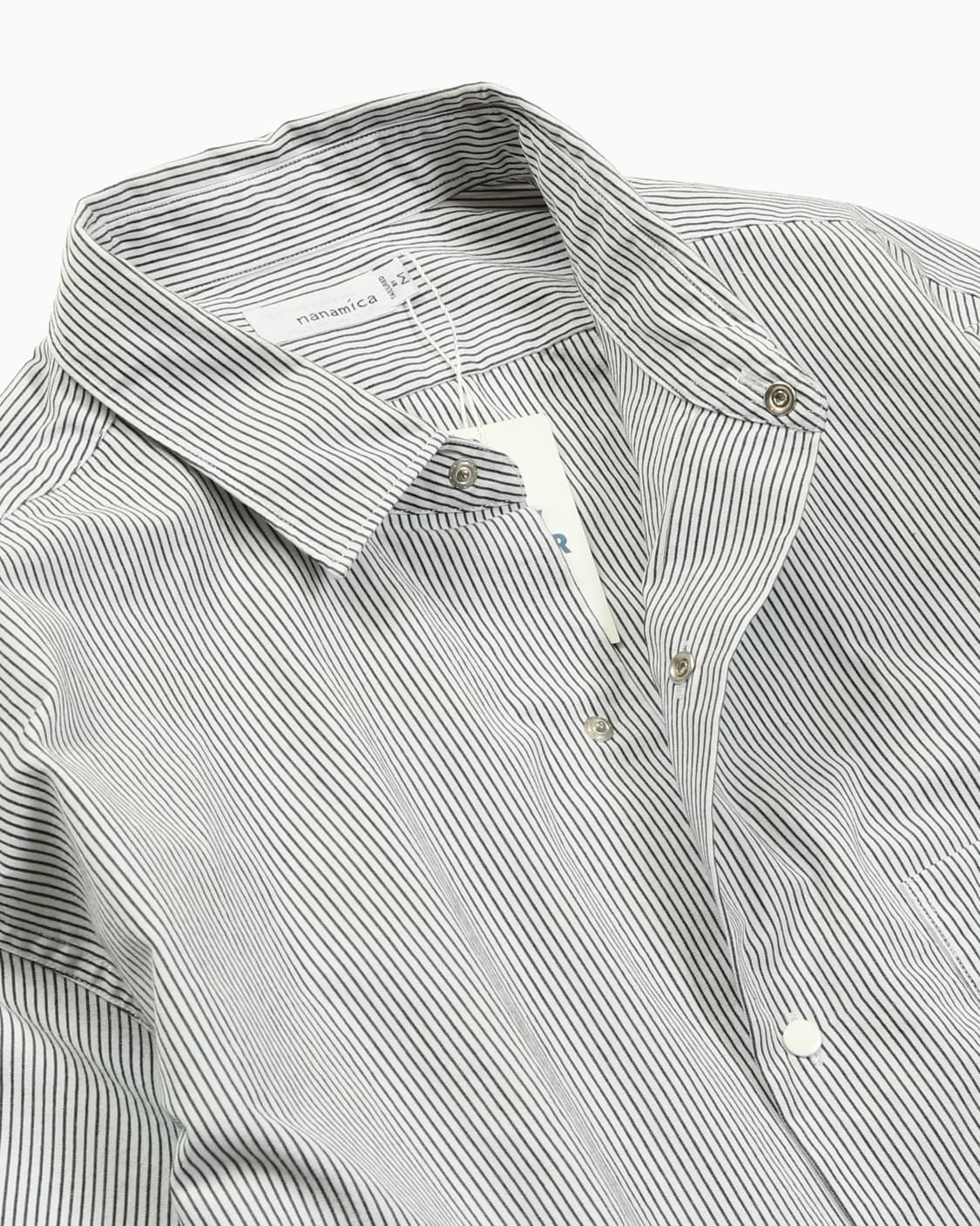 nanamica Regular Collar Stripe Shirt 상품이미지4