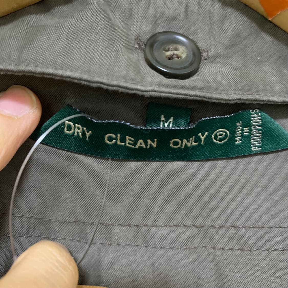 로렌랄프로렌 폴로 여성 빈티지 카키 트렌치 롱 코트 M 상품이미지9