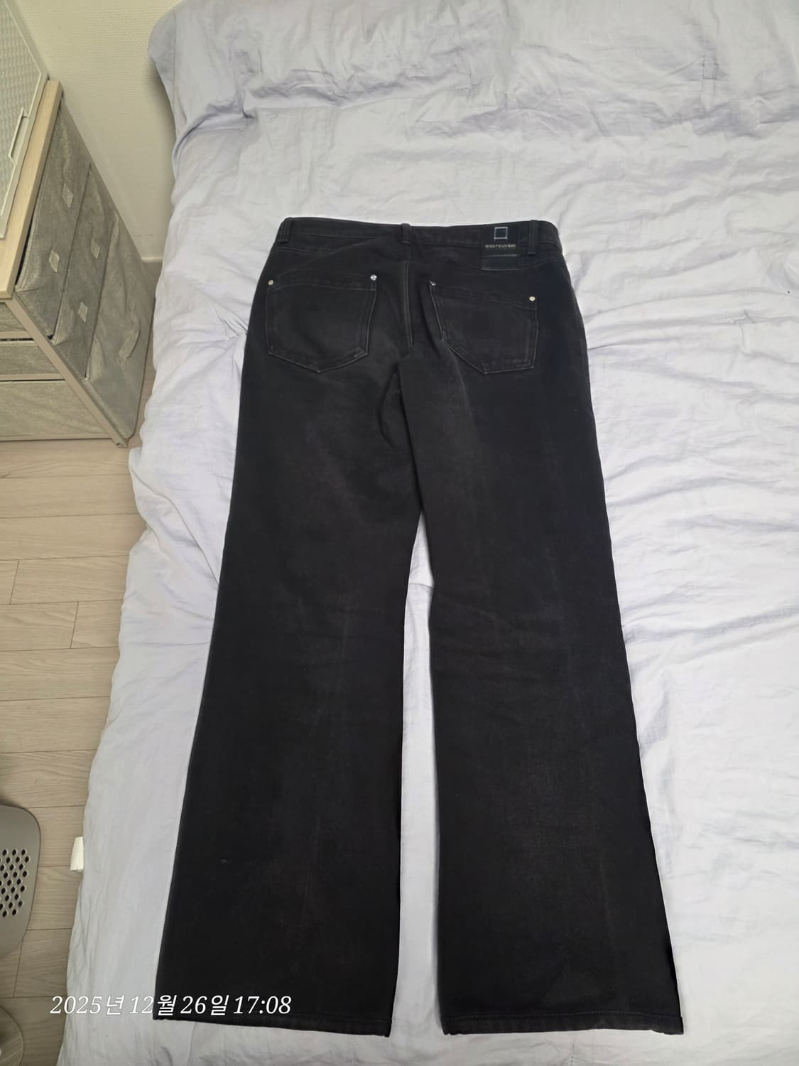 우영미 블랙팬츠 46사이즈 상품이미지2