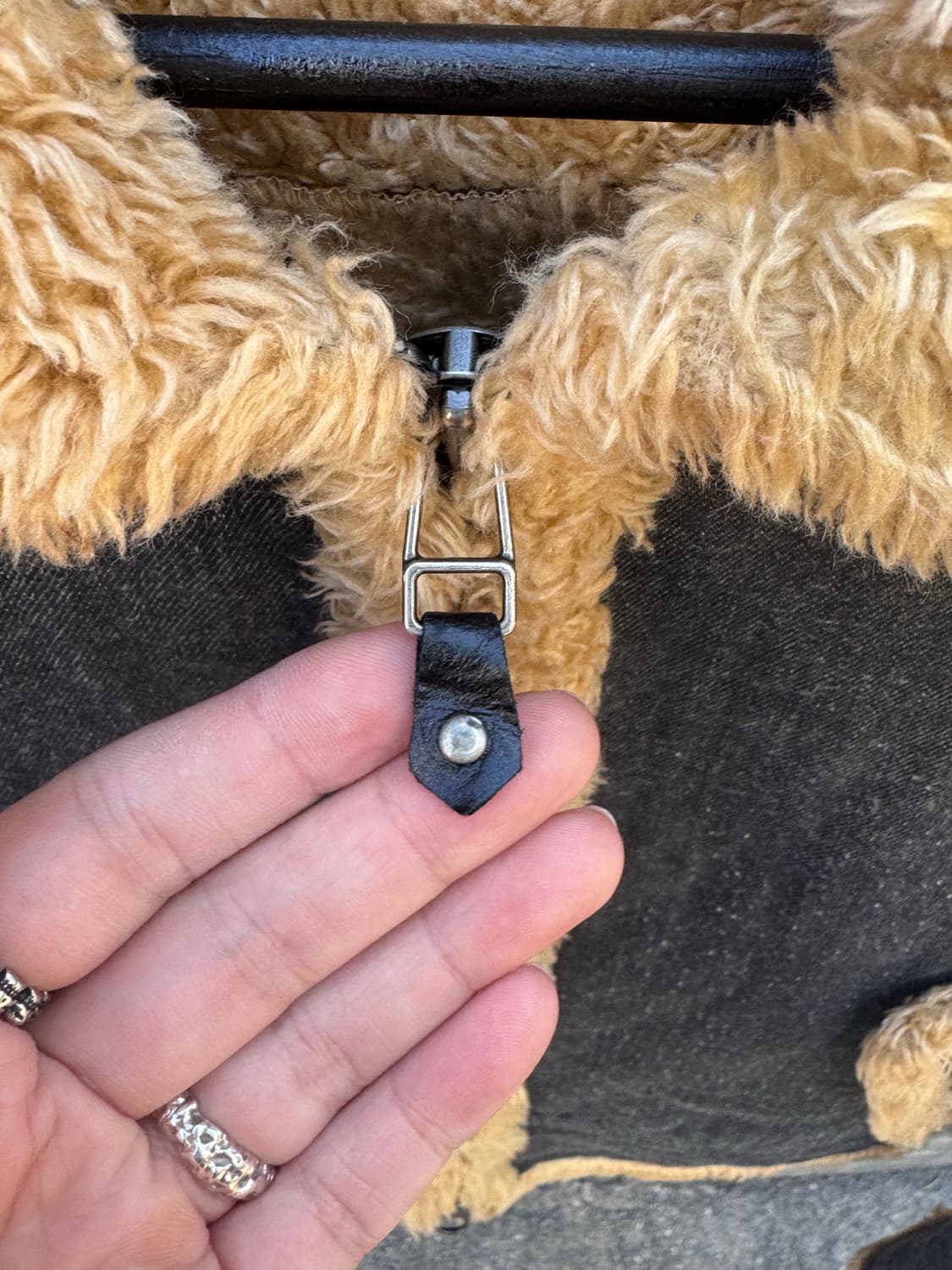 버버리 블루라벨 투웨이 시어링자켓 상품이미지4