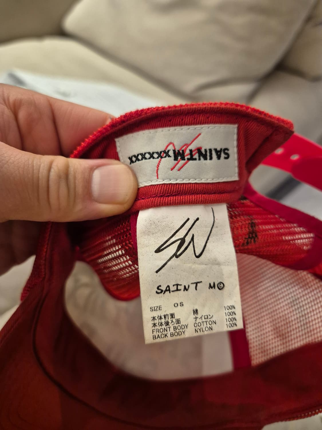 세인트미카엘 x 션 우더스푼 트러커 캡 상품이미지5