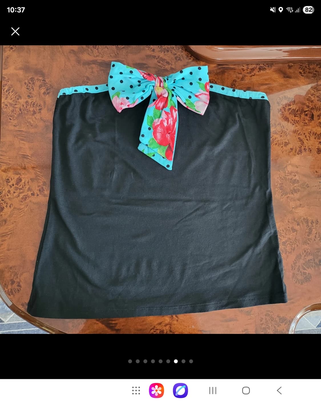 프랑스 모르간 리본 튜브탑  상품이미지7